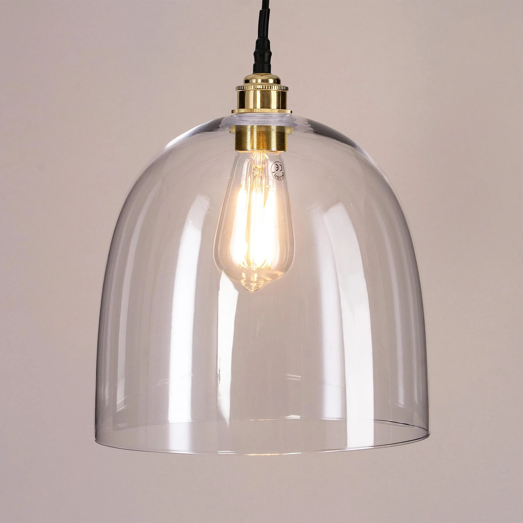 Old School Electric Bell Blown Glass Pendant : Bathroom Version - Image 20
