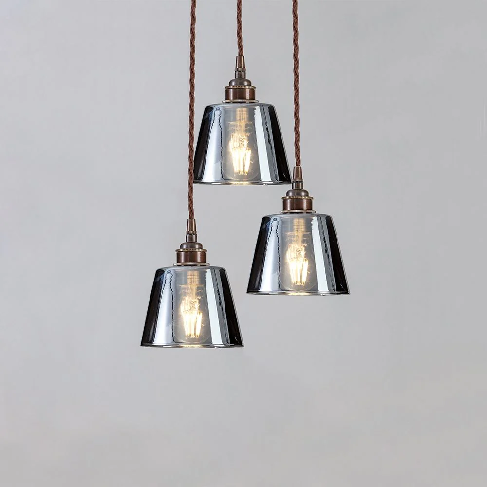 Outlet Old School Electric Blown Glass Cluster - Smoked - Image 5