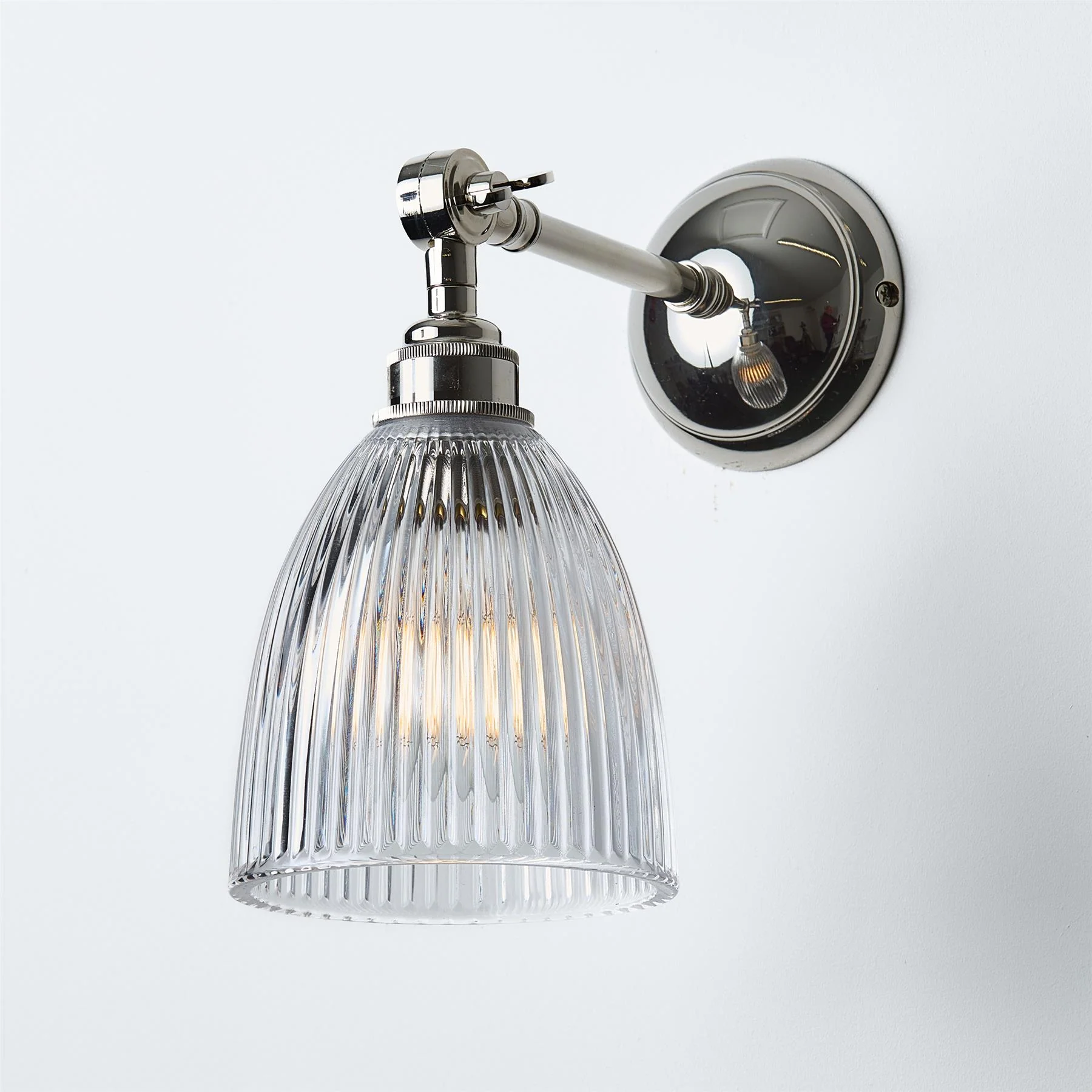 Old School Electric Elongated Prismatic Wall Light - Adjustable Arm - Image 16