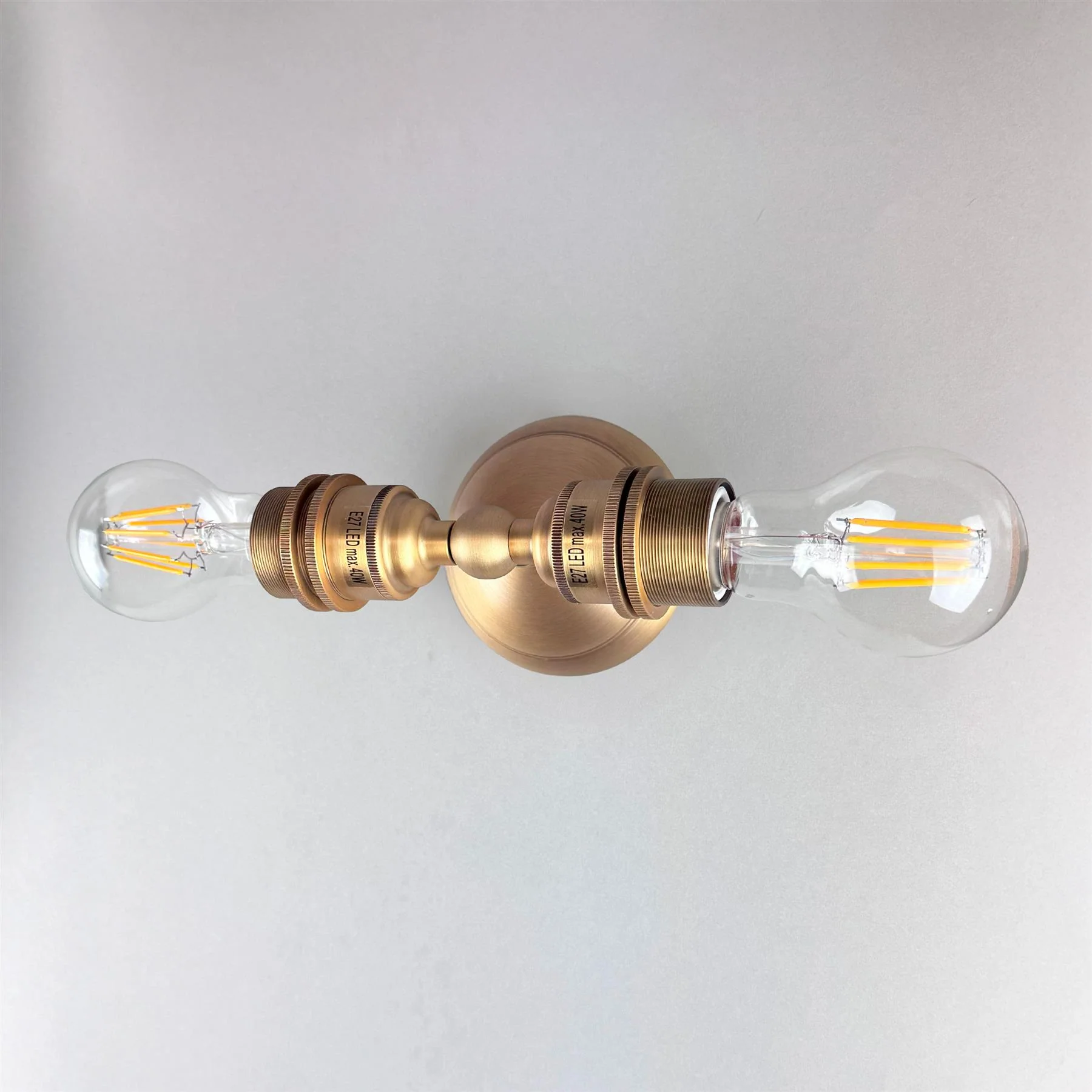 Old School Electric Twin Industrial Wall Light - Image 6