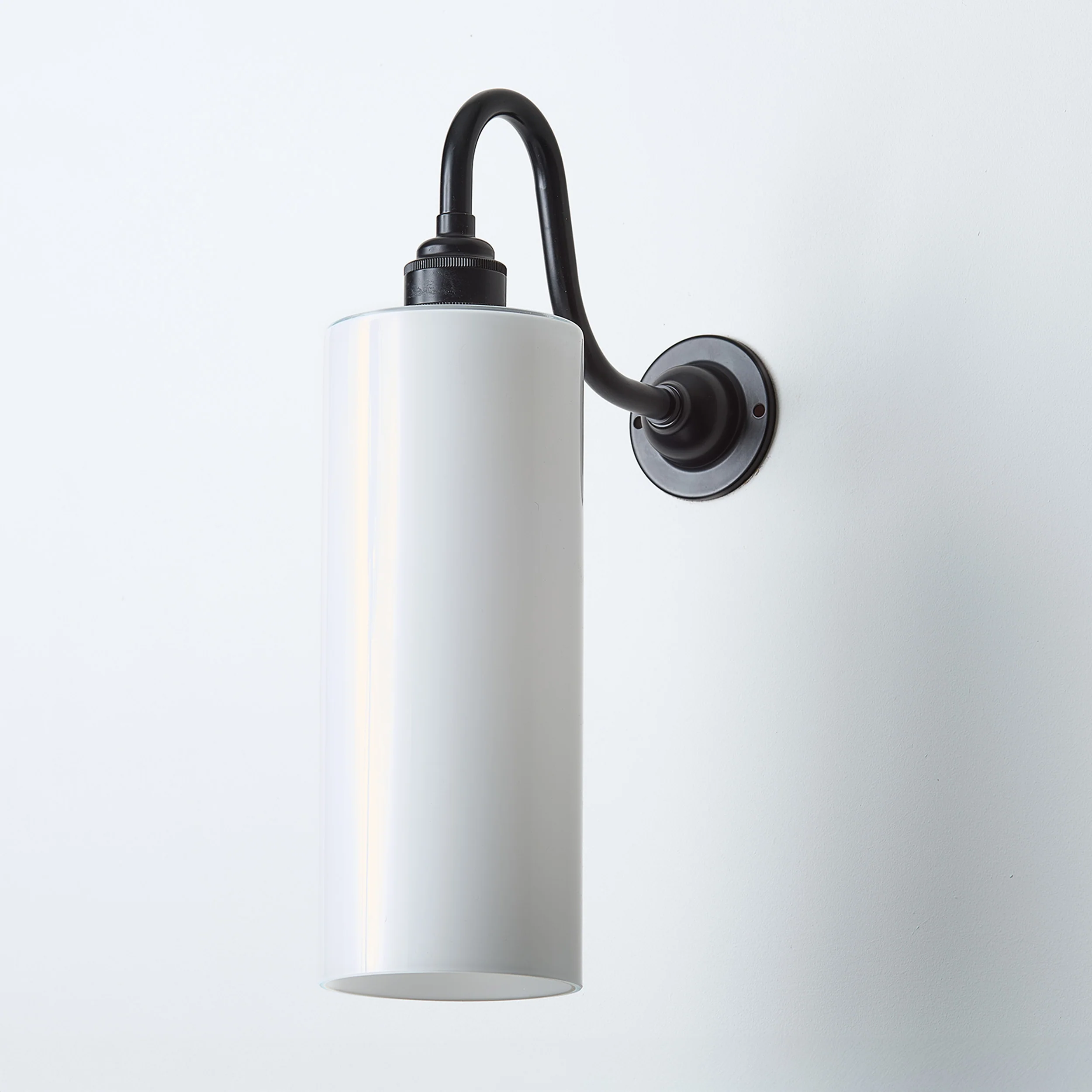 Old School Electric Parker Wall Light : Swan Arm : Bathroom Version - Image 4