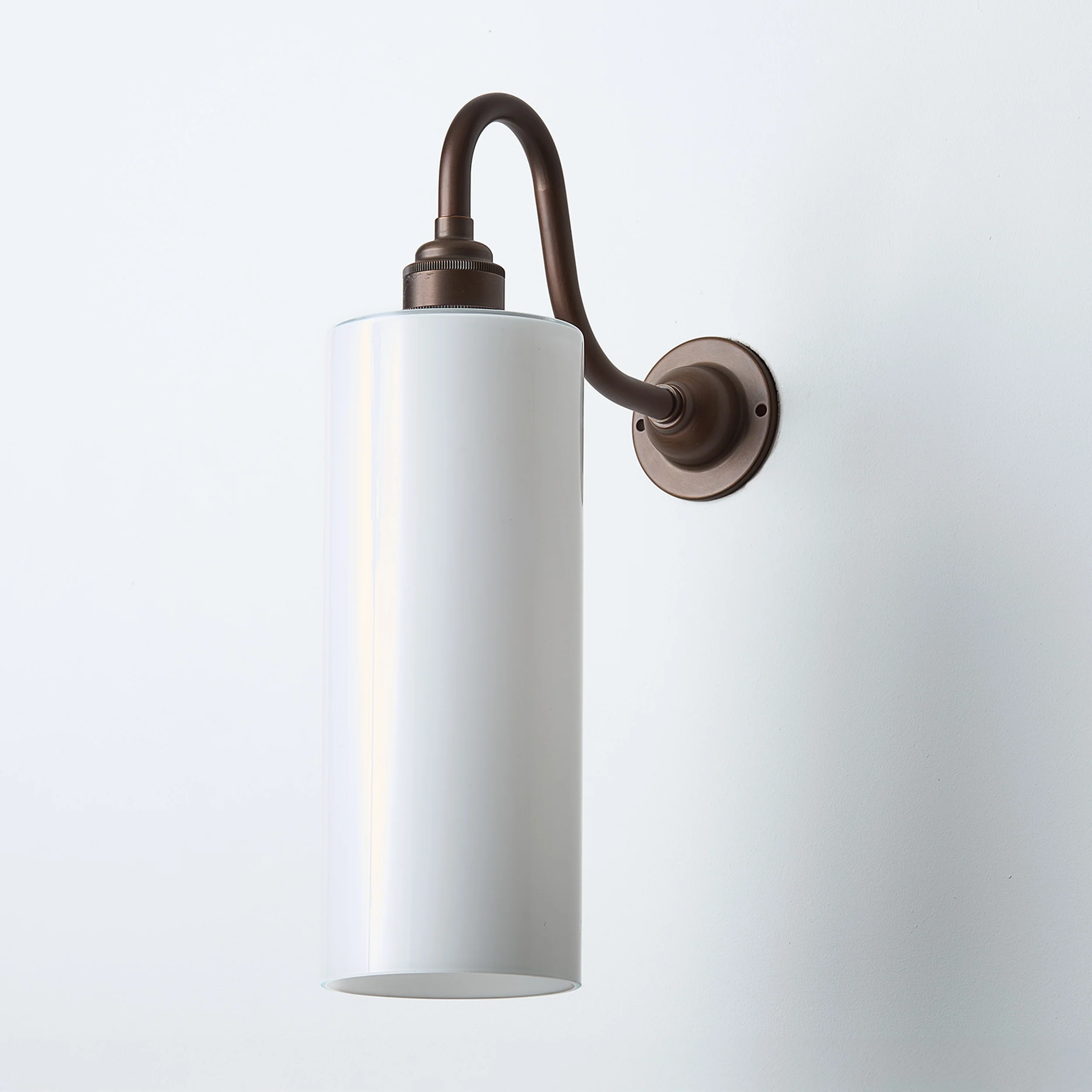 Old School Electric Parker Wall Light : Swan Arm : Bathroom Version - Image 6