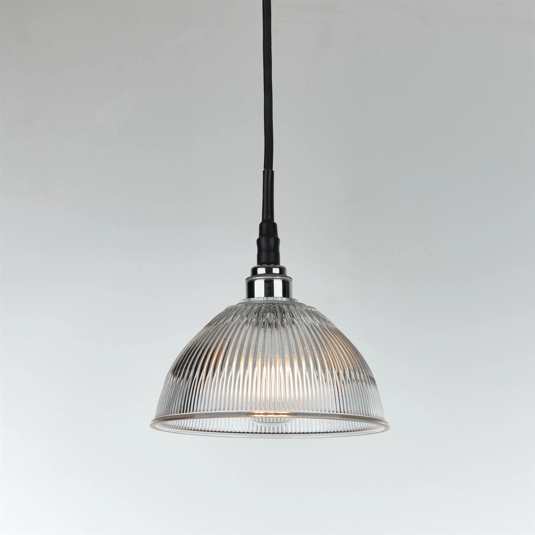 Old School Electric Prismatic Dome Pendant Light : Bathroom Version - Image 2