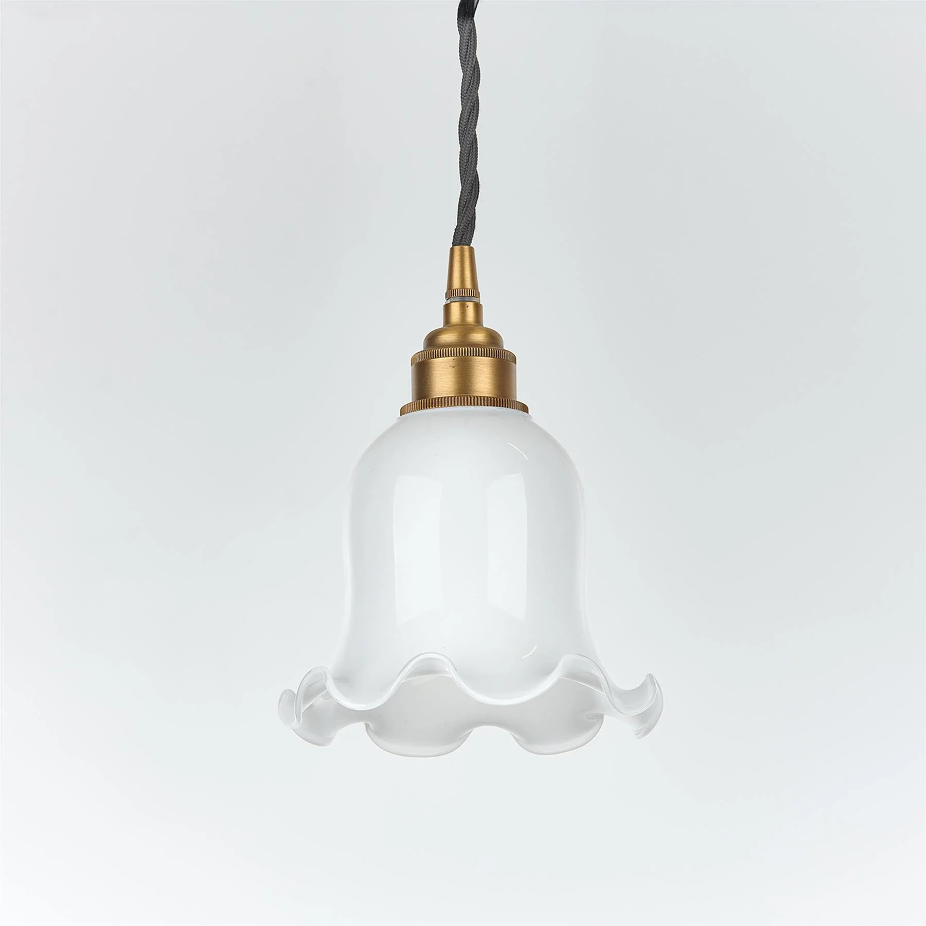 Old School Electric Tulip Pendant Light