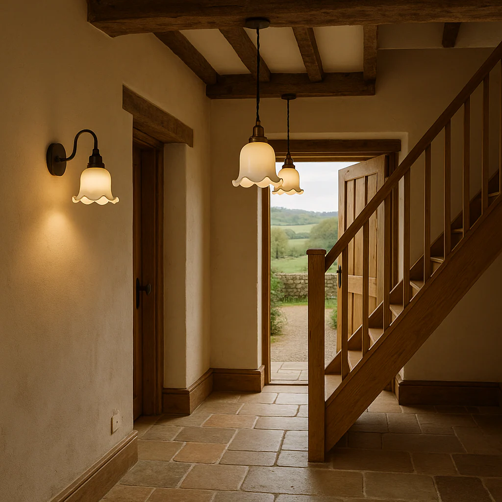 Old School Electric Tulip Wall Light : Swan Arm - Image 2