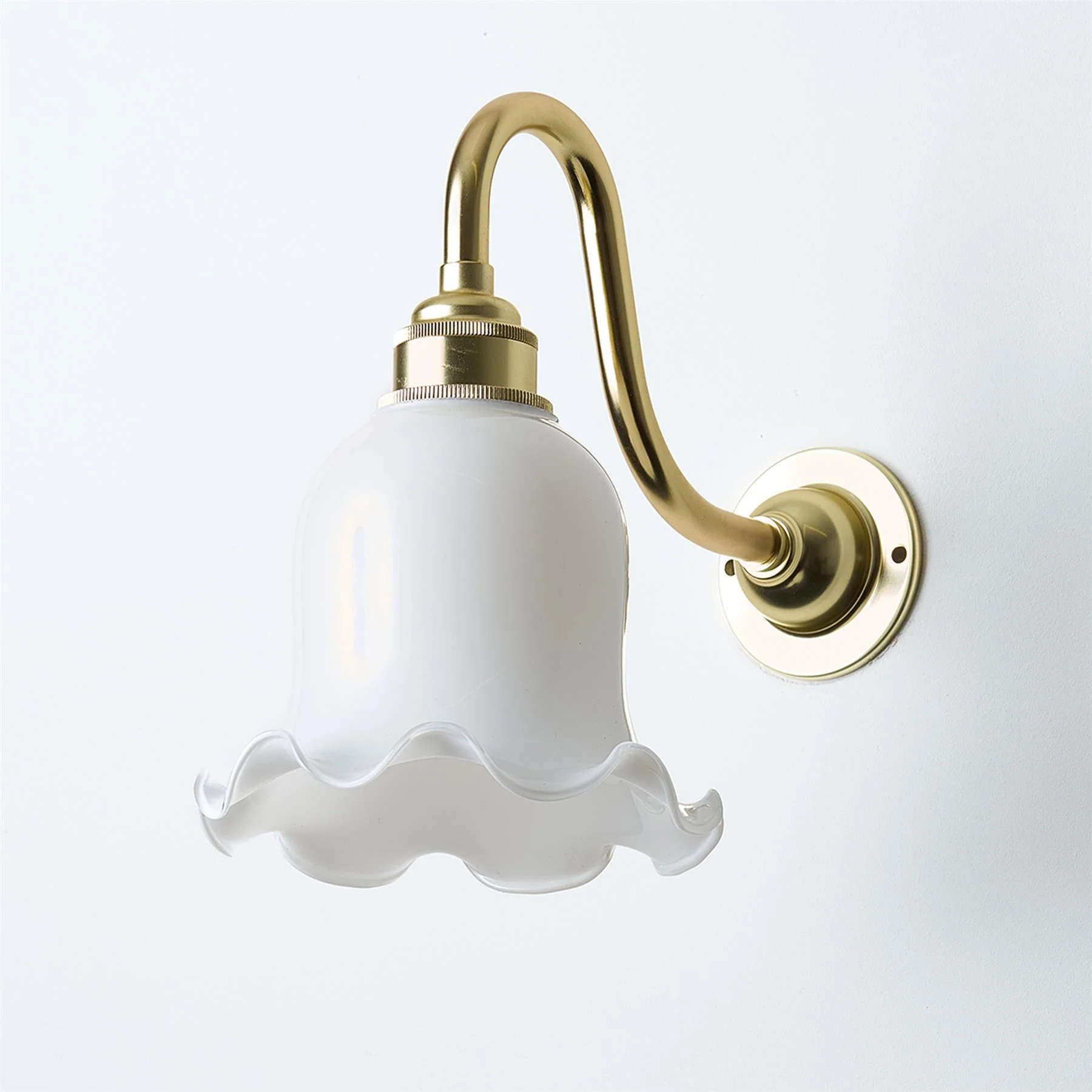 Old School Electric Tulip Wall Light : Swan Arm - Image 5