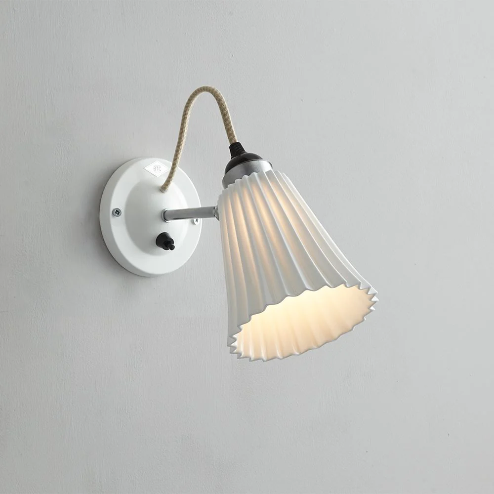 Original BTC Hector Pleat Wall Light - Image 3