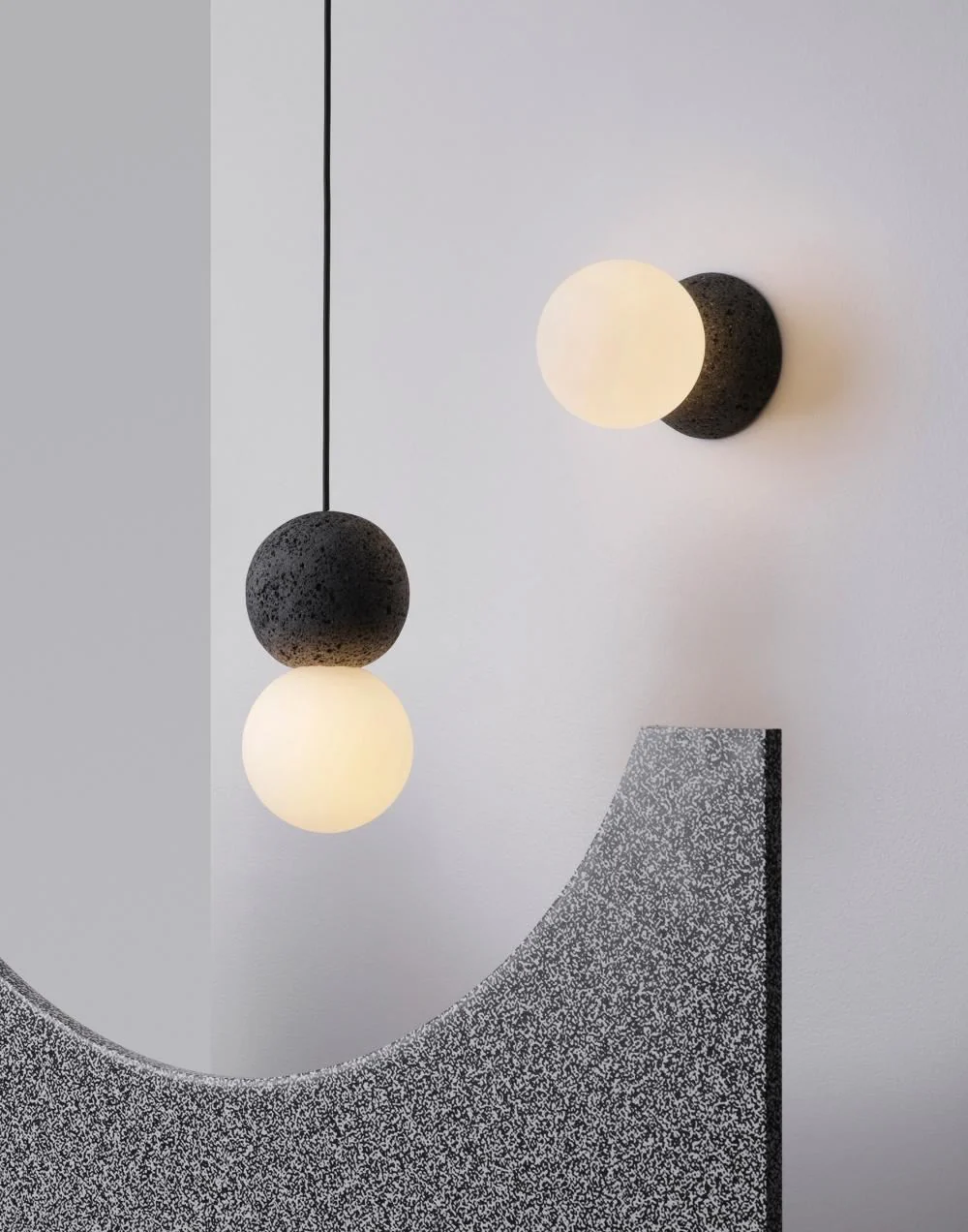 Origo pendant - Volcanic rock - Image 3
