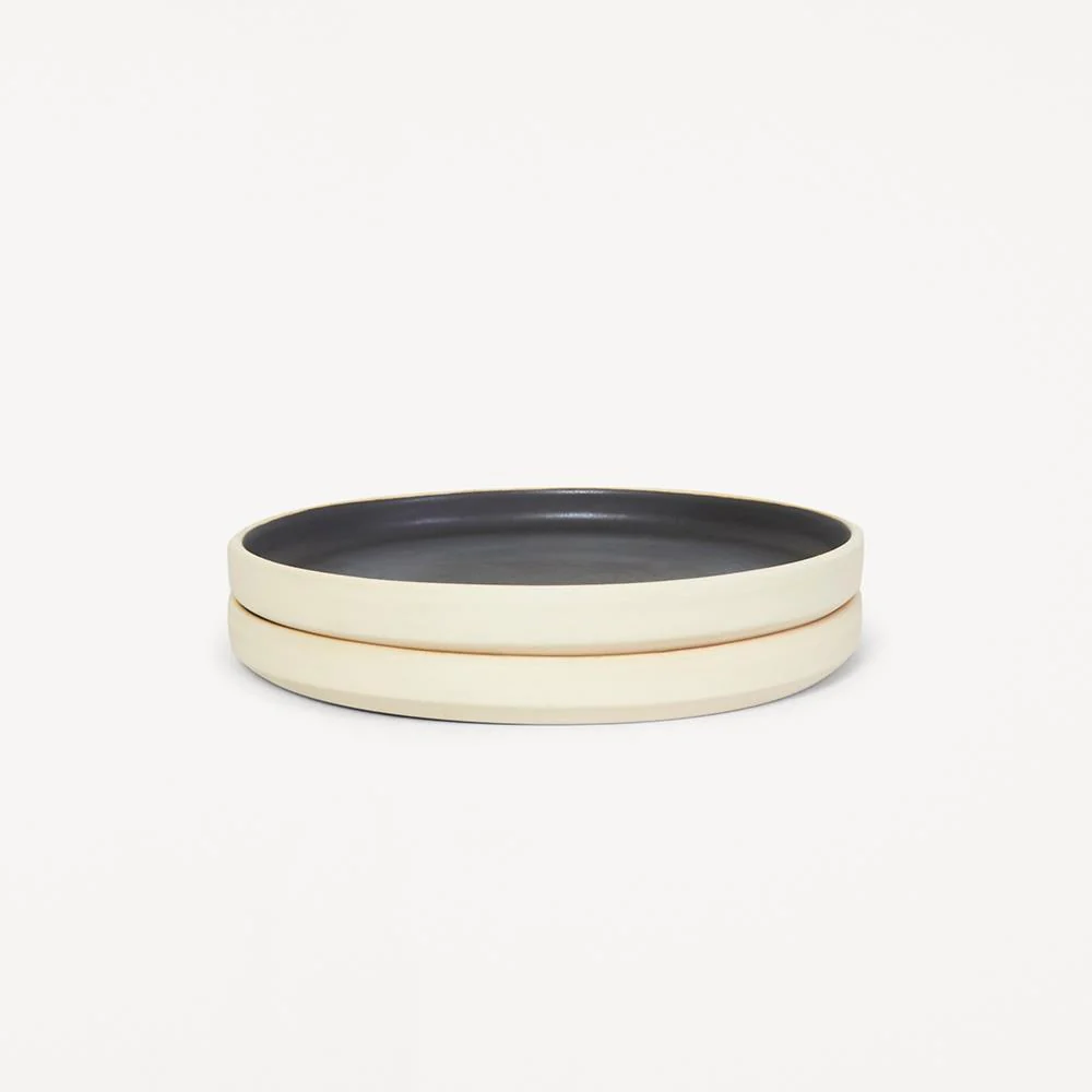 Frama Otto Plate Black, Set of Two - Image 2