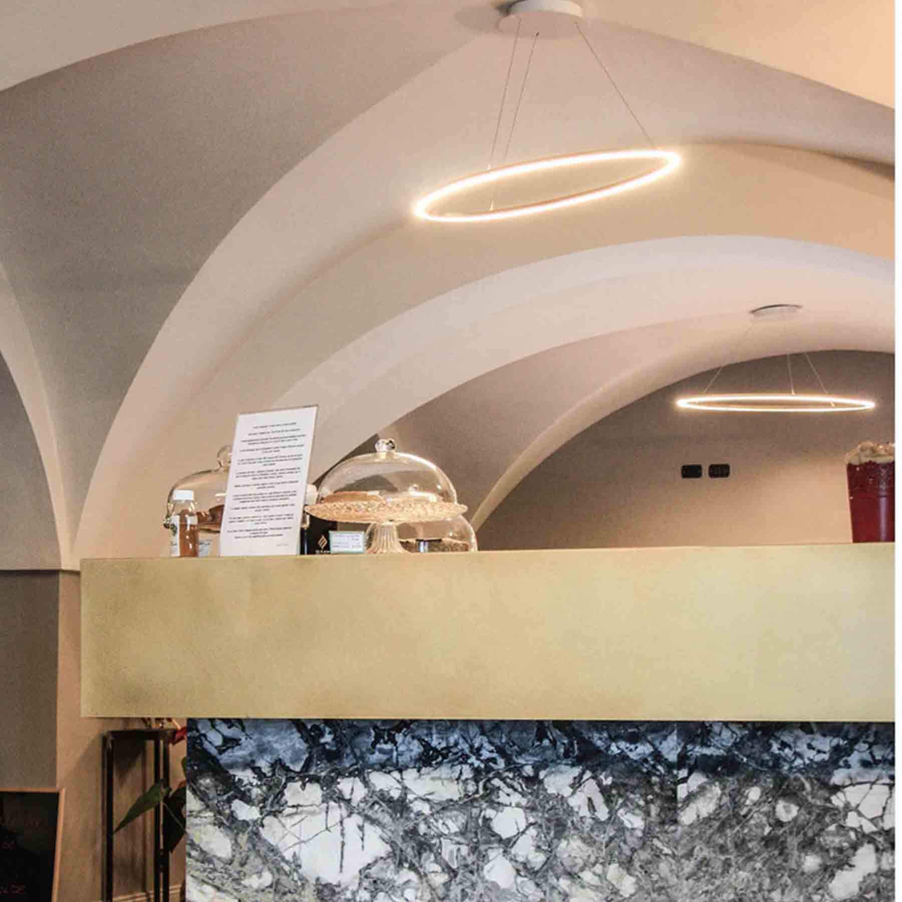 Outlet Ellisse minor pendant - White, Downlight - Image 3