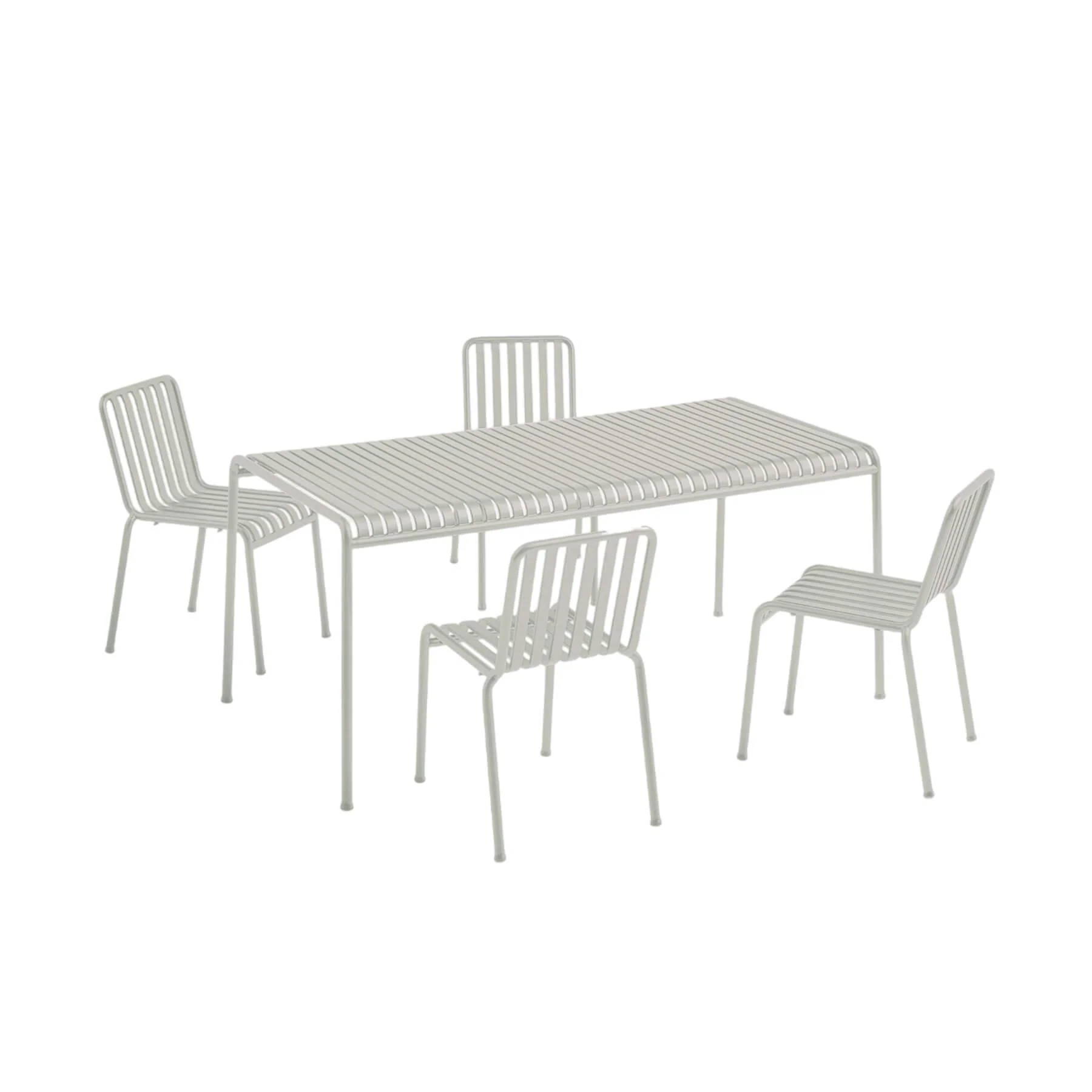 Outlet HAY Palissade Garden Dining Collection - Medium - Sky Grey *SPRING 2026 EXCLUSIVE*