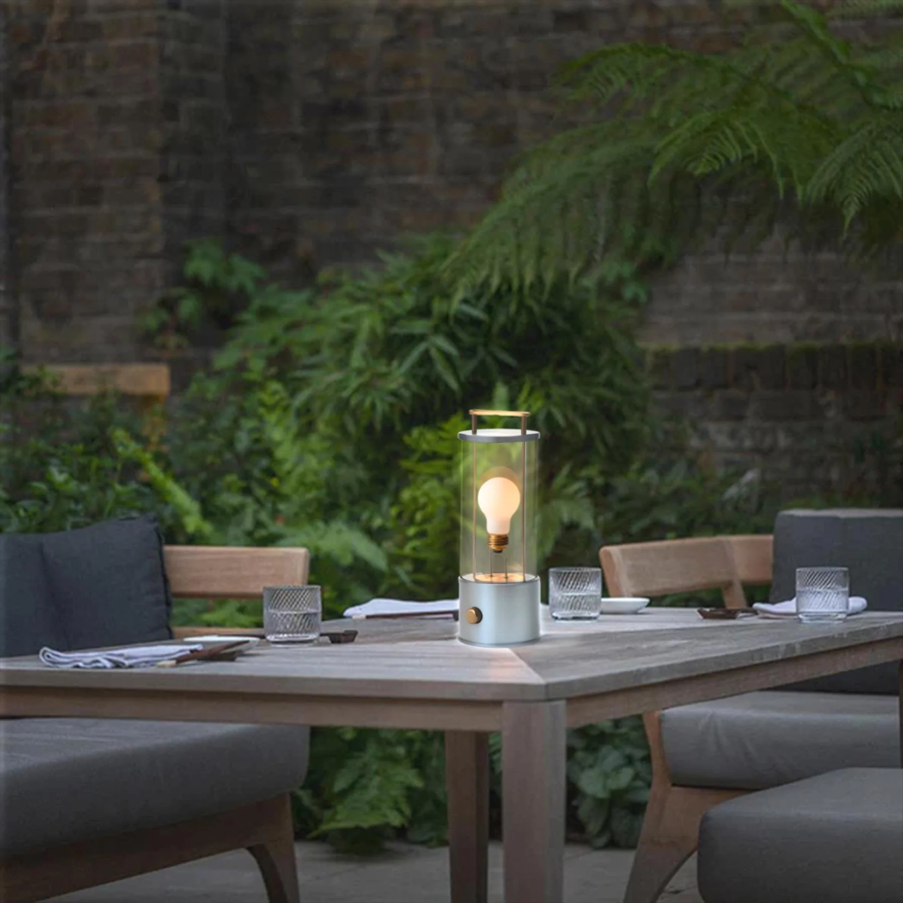 Outlet Tala Muse Outdoor Portable Lamp, Matt Aluminium : Holloways of Ludlow 40th Birthday Limited Edition - Image 2