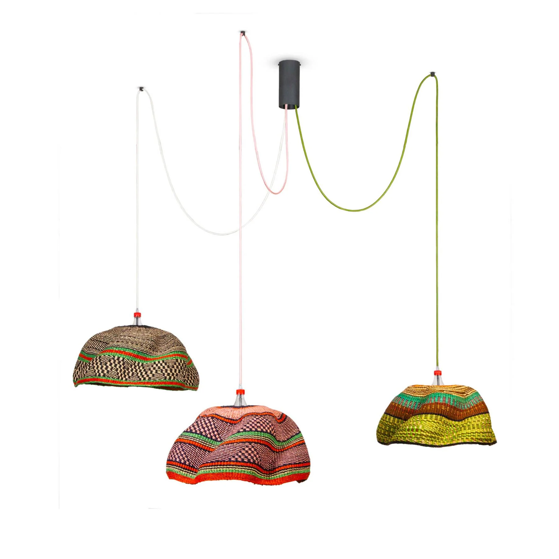 PET Lamp Bolgatanga Cluster Pendant Light - Image 4