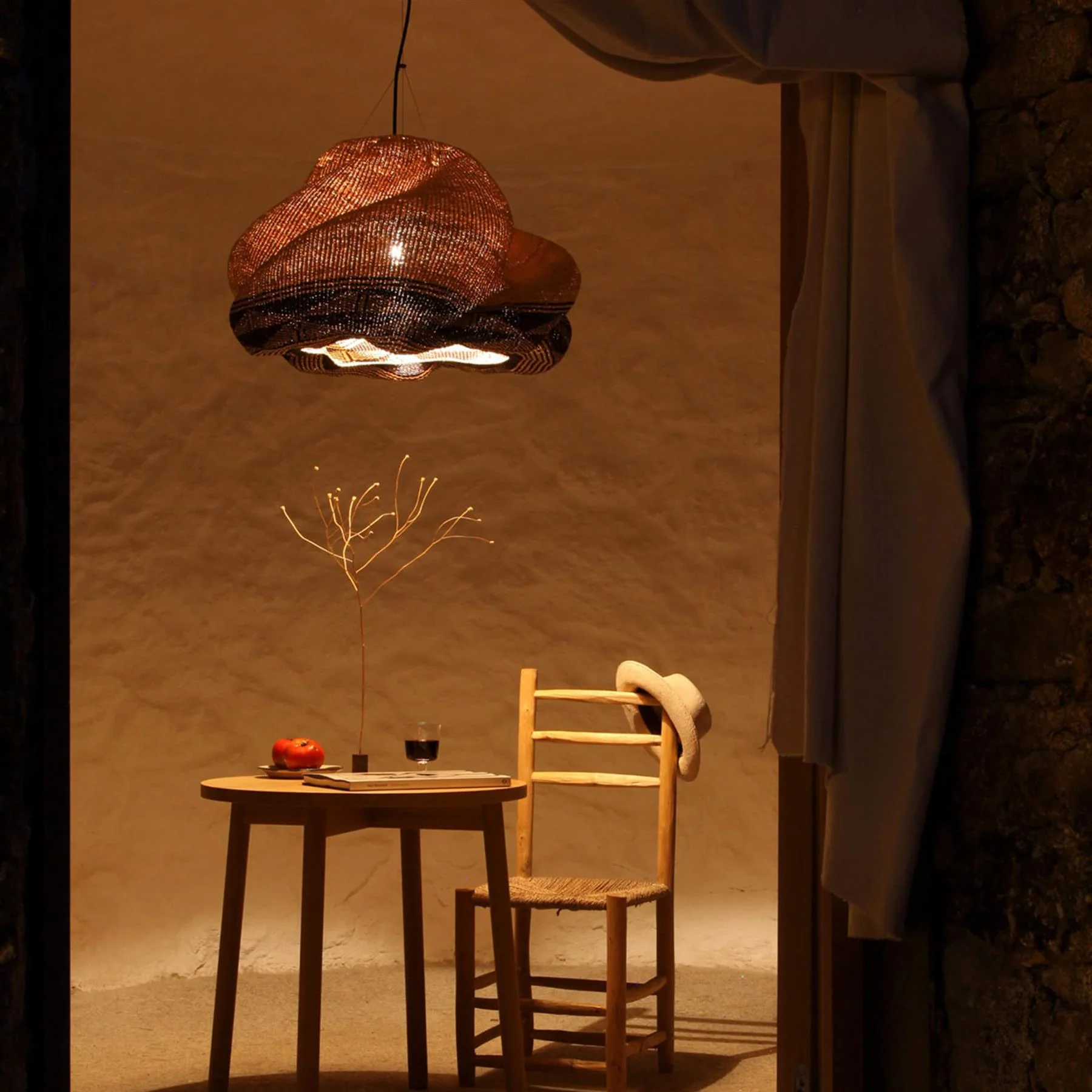 PET Lamp Bolgatanga Pendant Light - Image 4