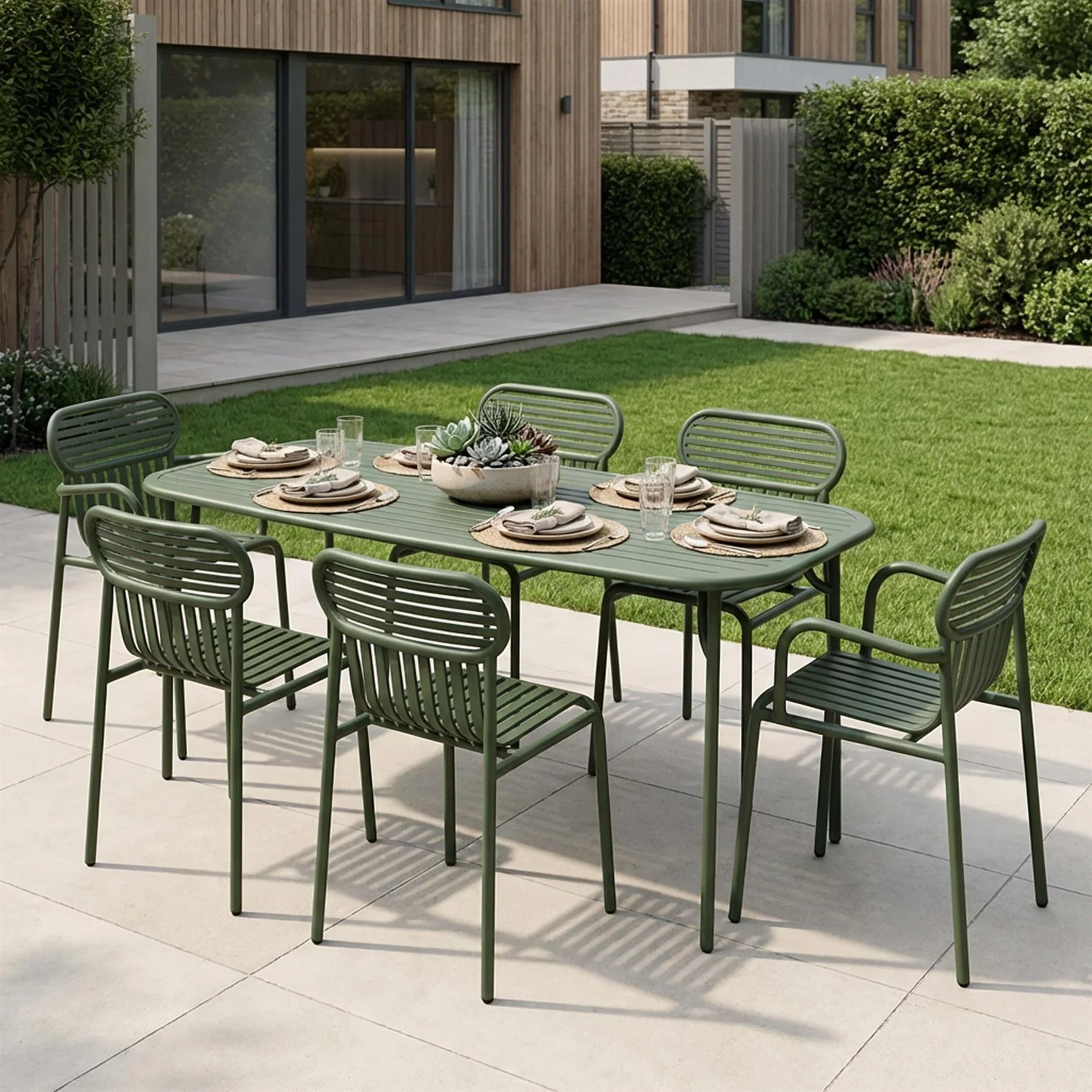 Petite Friture Week-End Garden Dining Set - Large - Curated by Holloways of Ludlow - Image 4