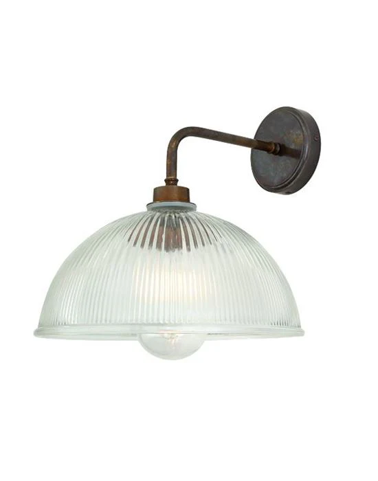 Prismatic IP65 Wall Light - Angled Arm - Image 2