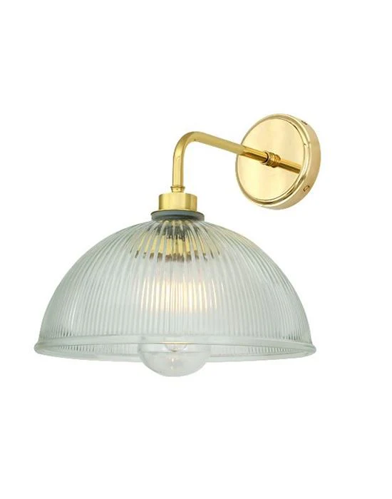 Prismatic IP65 Wall Light - Angled Arm - Image 3