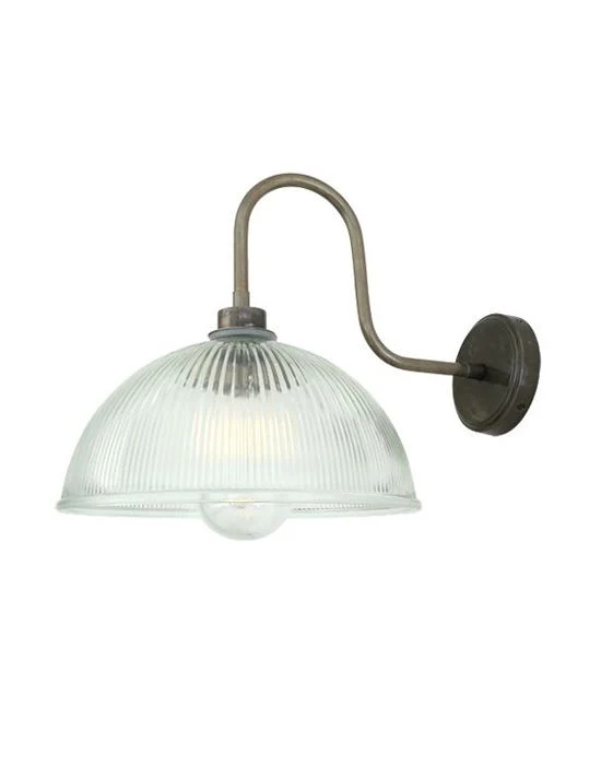 Prismatic IP65 Wall Light - Swan Arm - Image 2