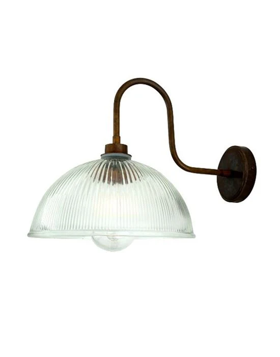 Prismatic IP65 Wall Light - Swan Arm - Image 4