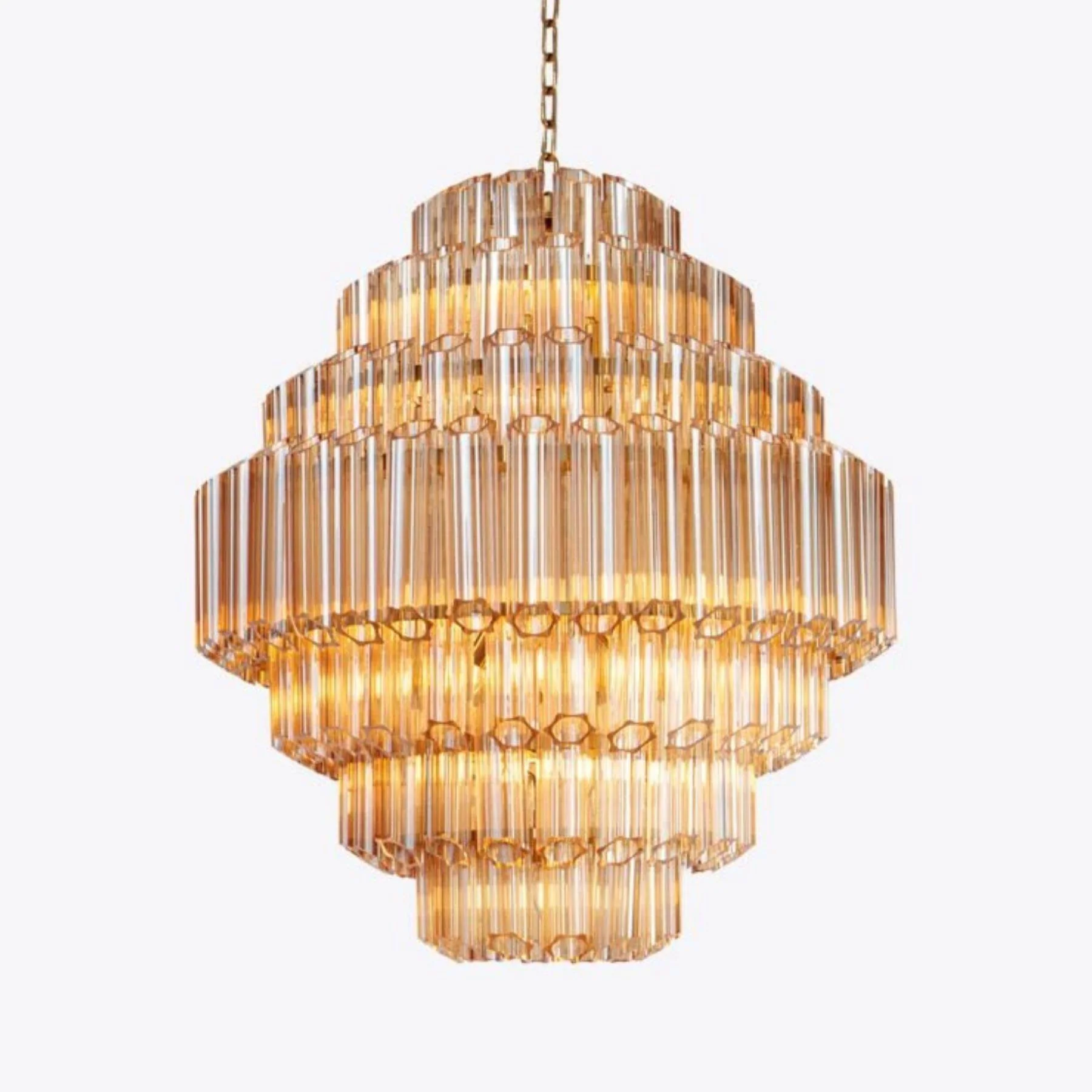Pure White Lines Grande Palermo Chandelier - Image 9