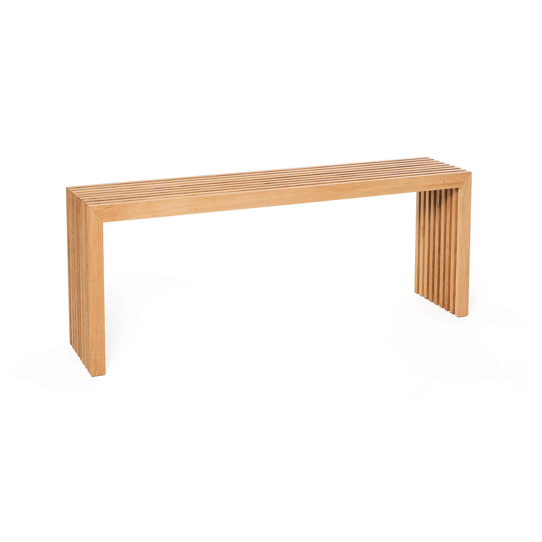 Raumgestalt Oak Slatted Bench - Image 5