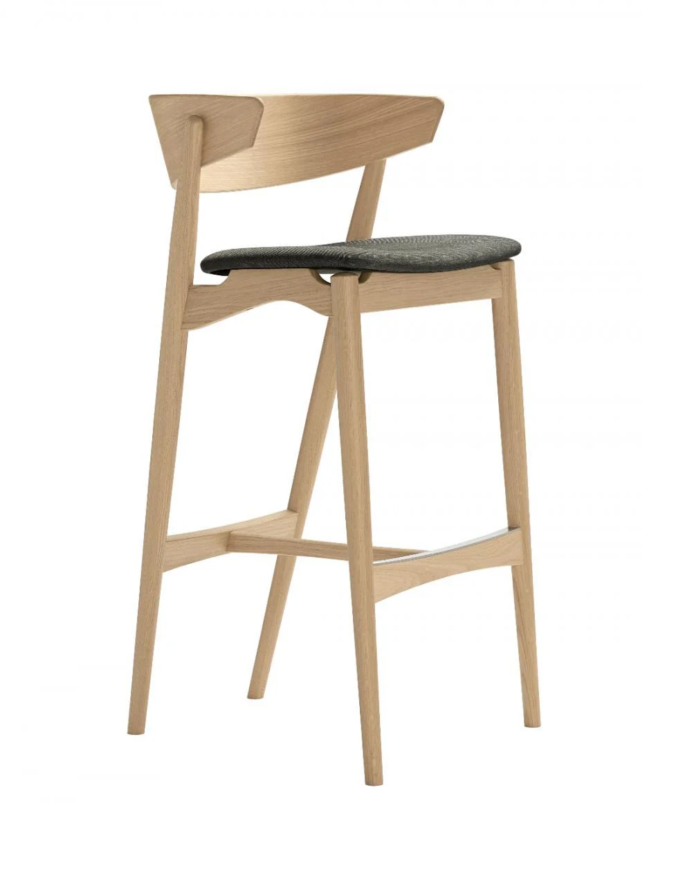 Sibast No 7 Stool with Back Rest - Image 5