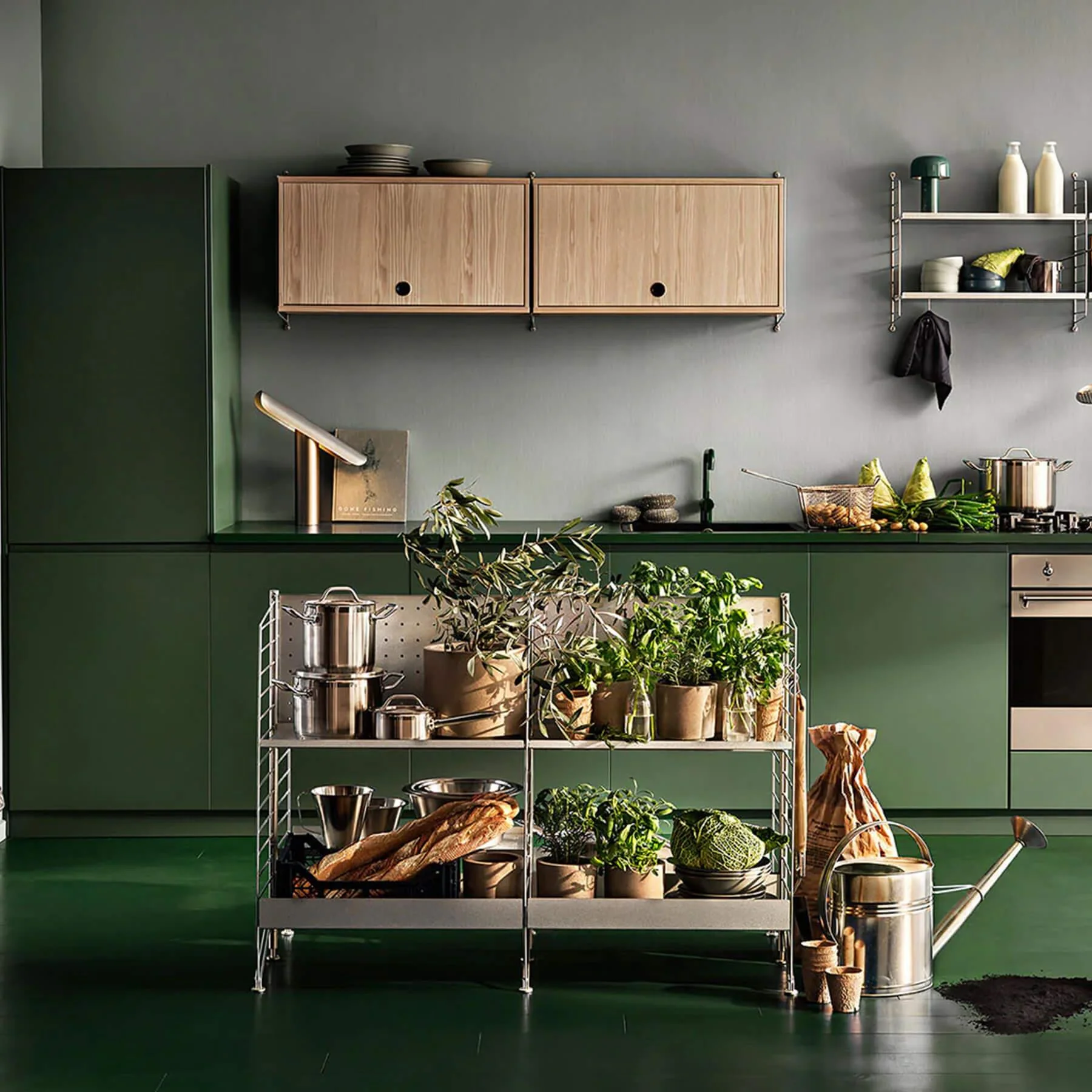 String Furniture Cabinet with Flip Door - Image 3