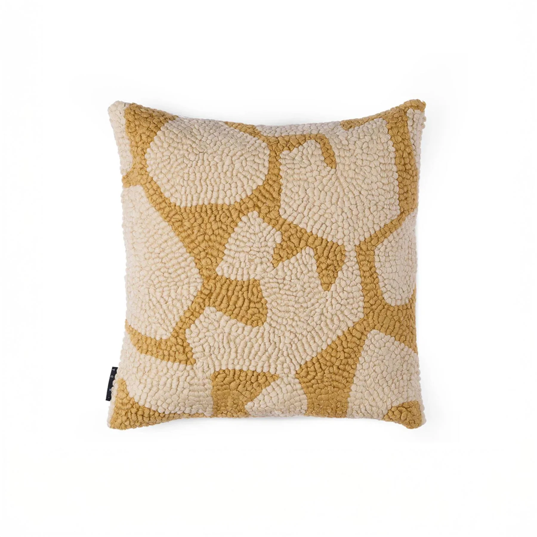 The Conran Shop Hoby Knotted Ochre Cushion Cover