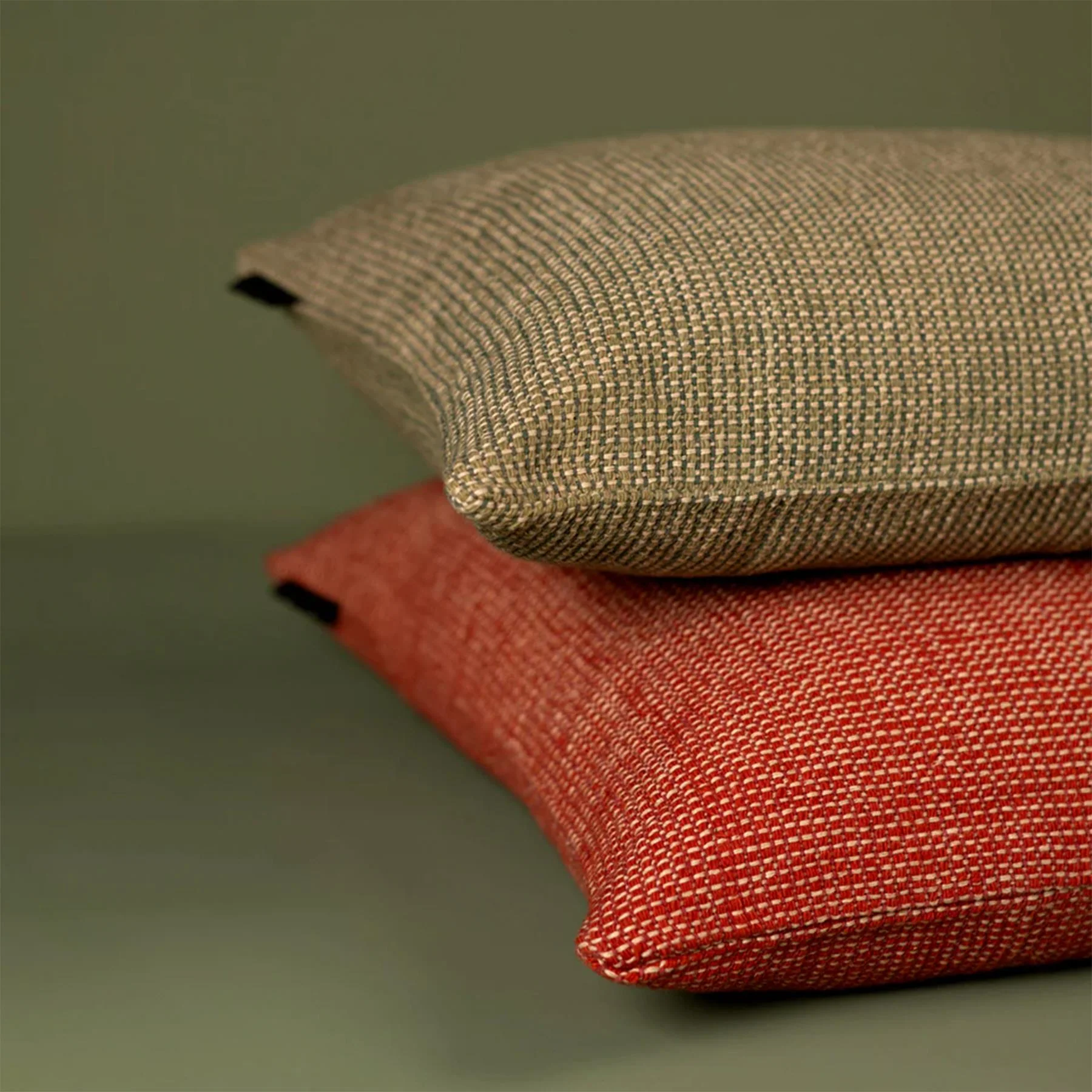 The Conran Shop Marlon Moss Green Cushion Cover - Image 2