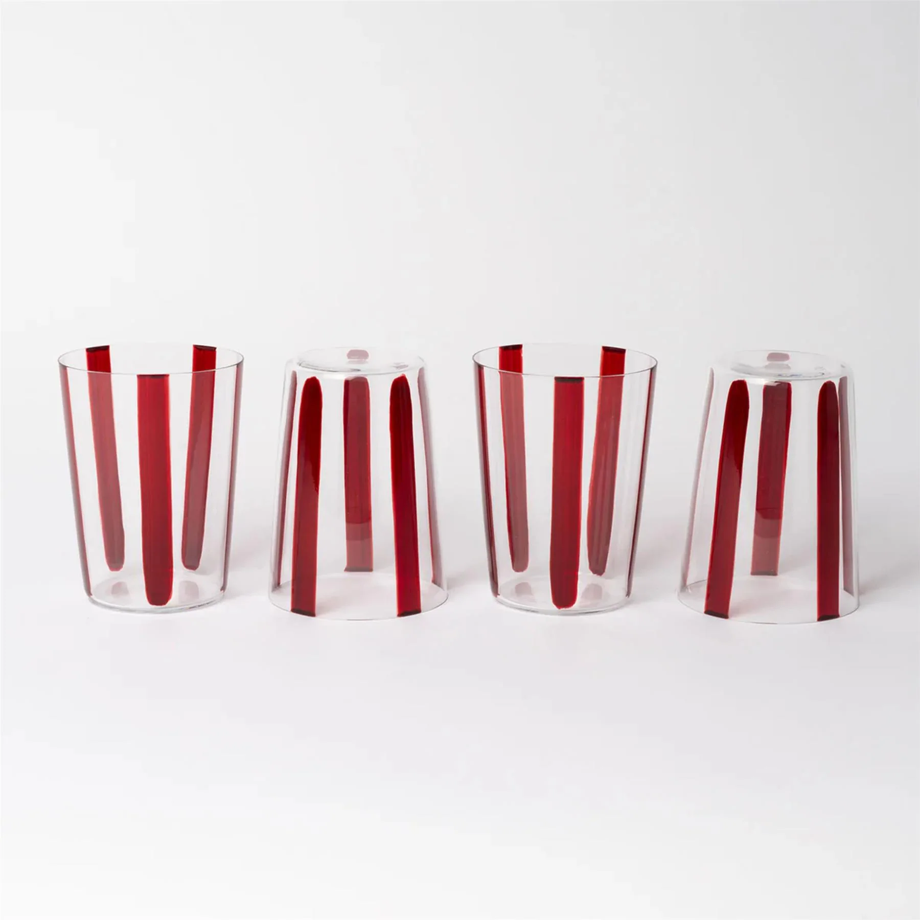 The Conran Shop Nova Stripe Set of 4 Tumblers - Image 3