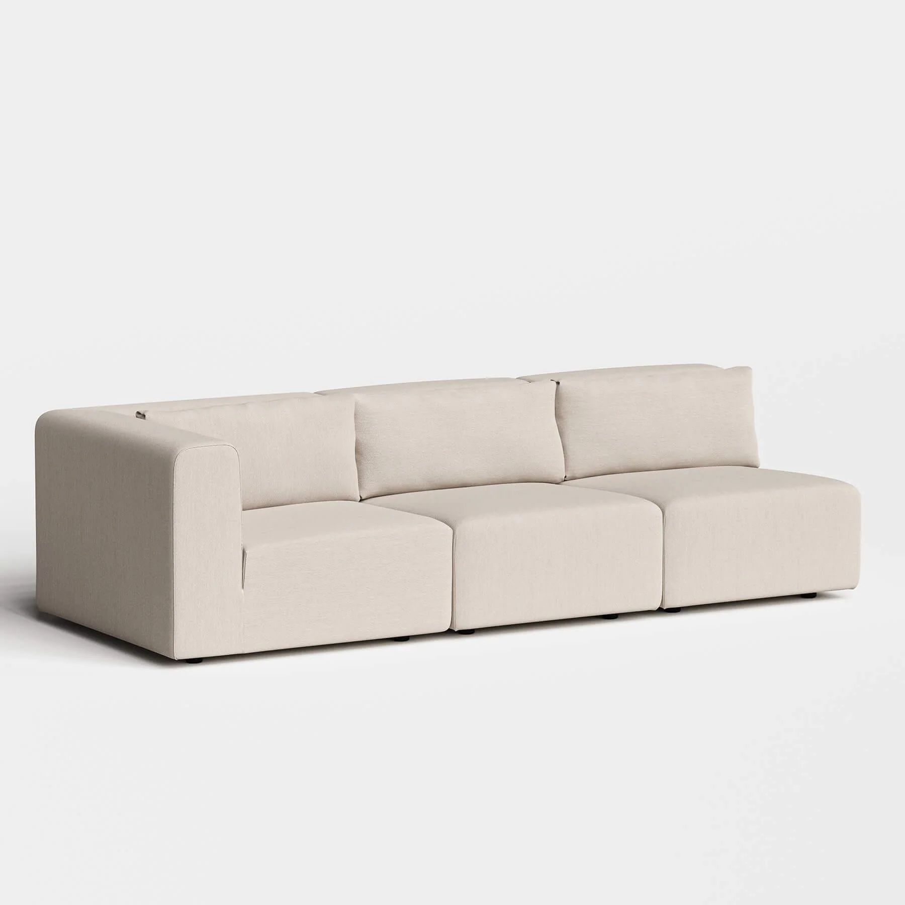 TIPTOE BRIDGE 3+ Seater Sofa - Arm Rest Left - Image 8
