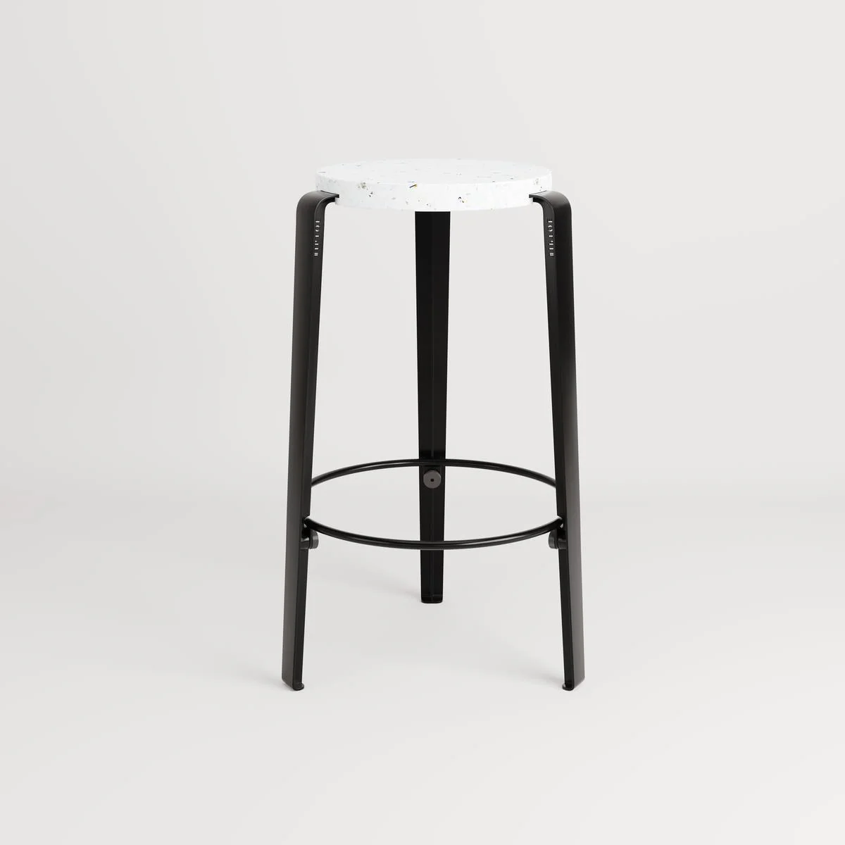 TIPTOE LOU Breakfast Bar Stool Stool - Recycled Plastic Seat - Image 3
