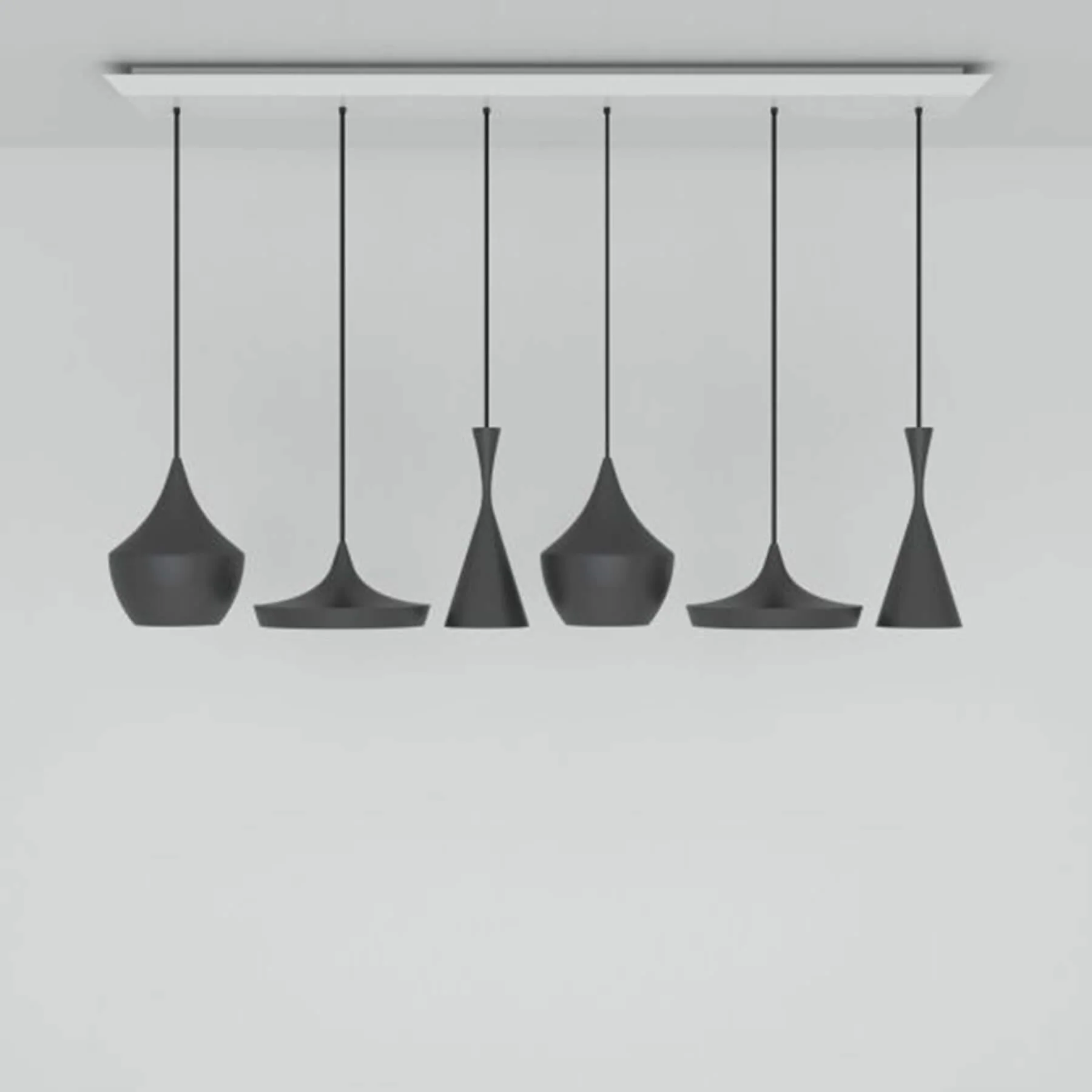 Tom Dixon Beat Range Linear LED Pendant Light System - Image 5