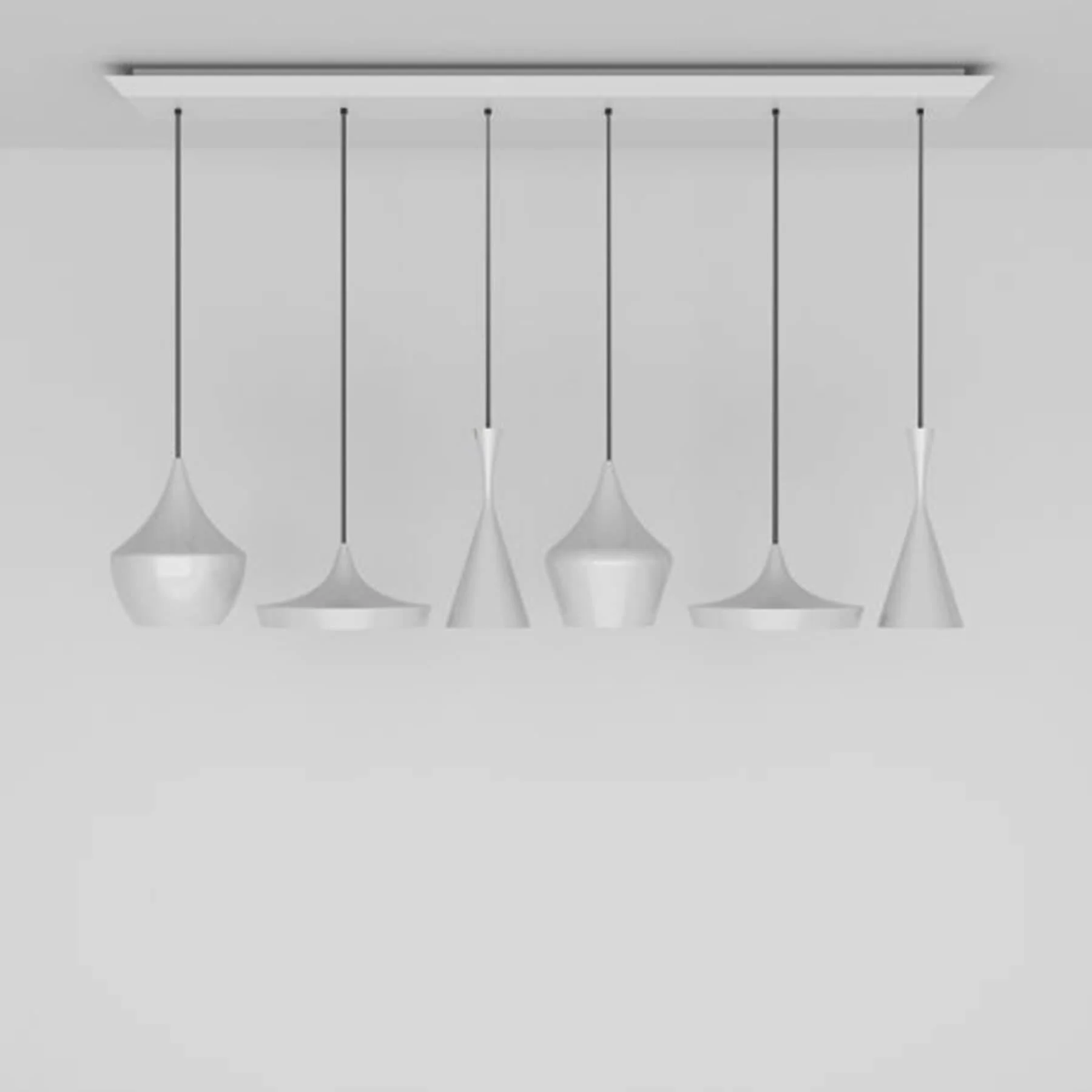 Tom Dixon Beat Range Linear LED Pendant Light System - Image 6