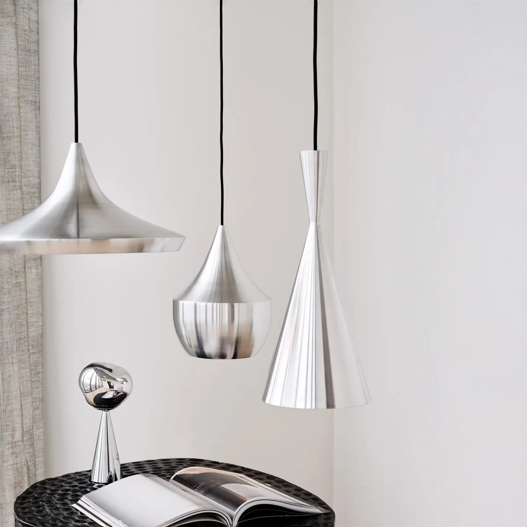 Tom Dixon Beat Tall Unbeaten LED Pendant Light - Image 2