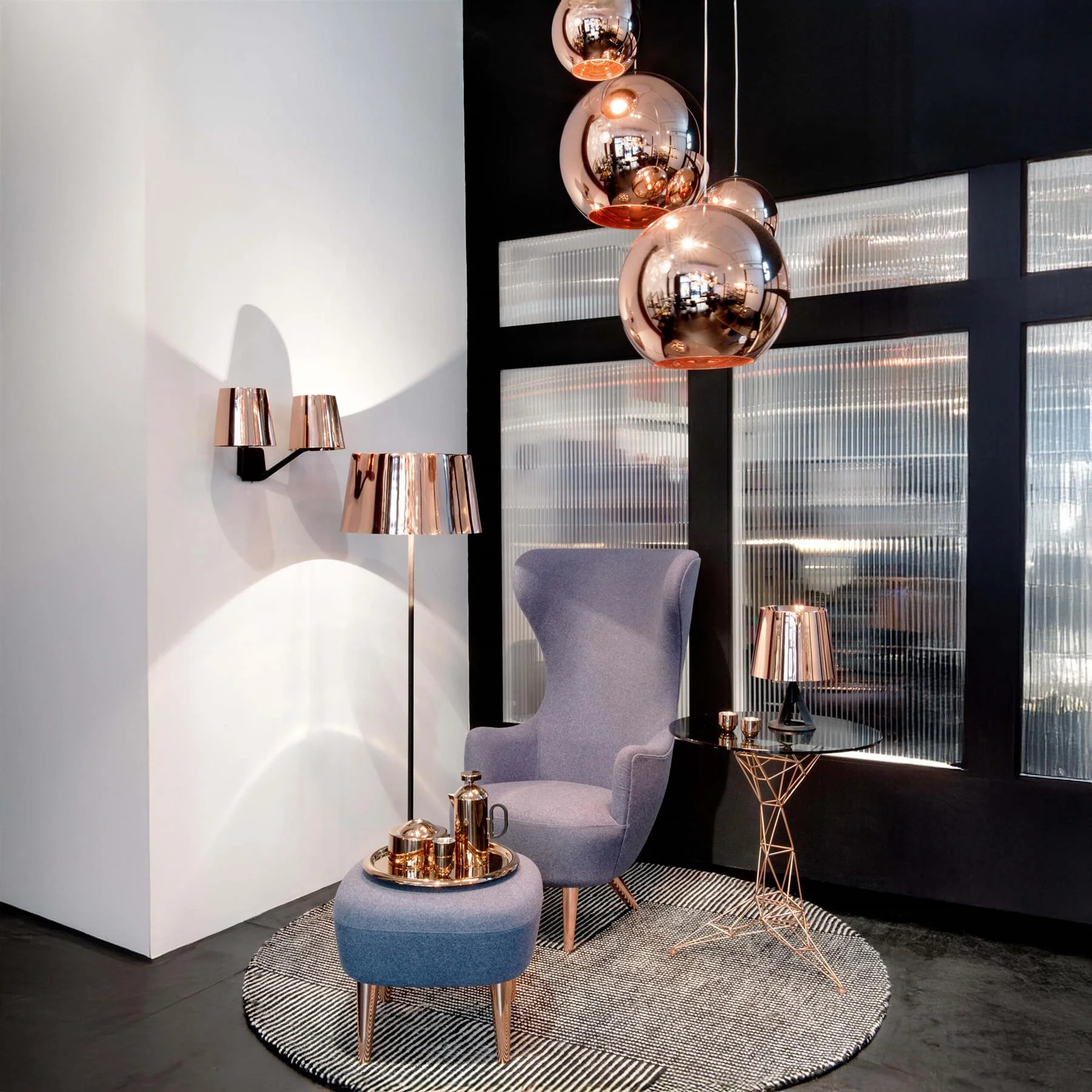 Tom Dixon Copper Round Pendant Light - Image 8