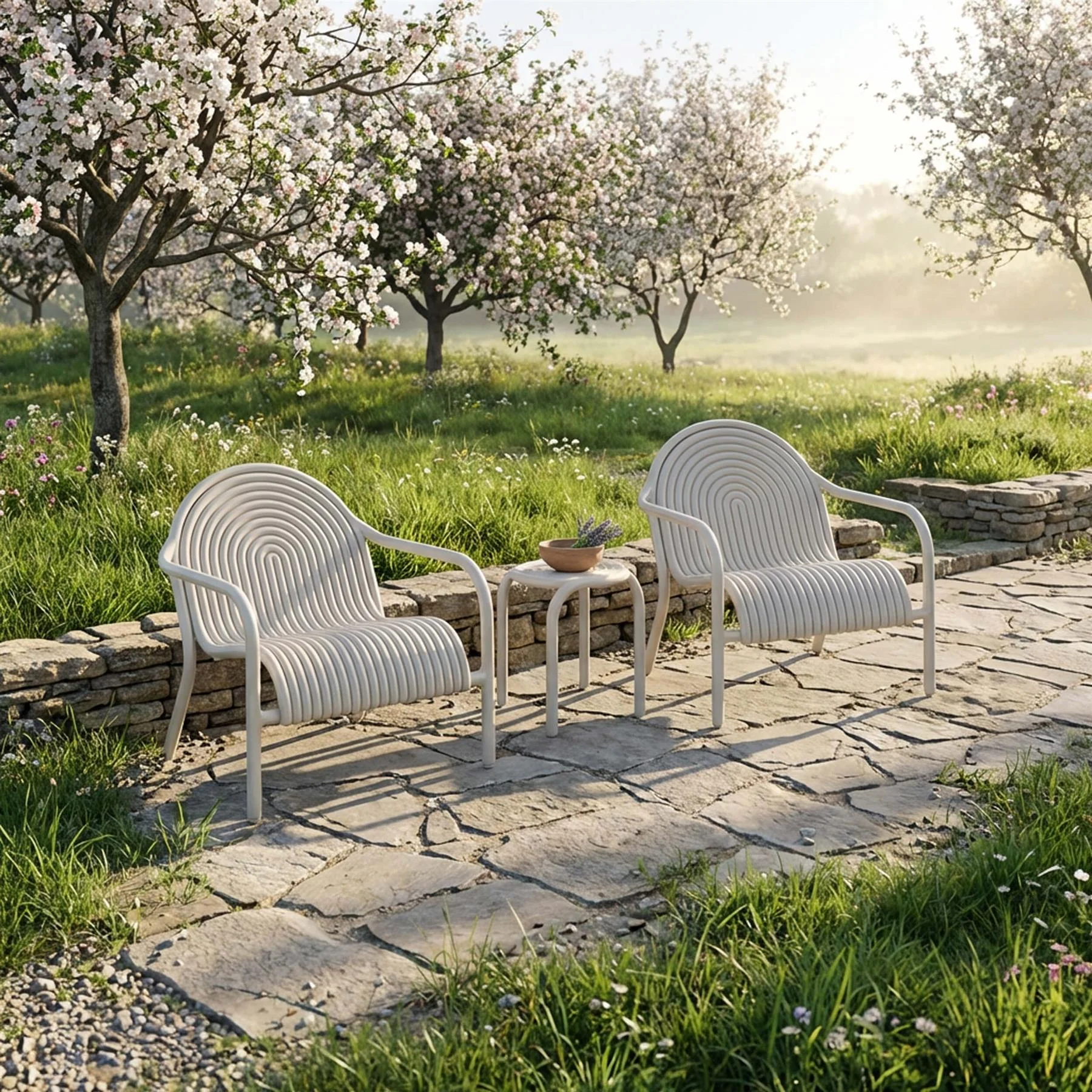Tom Dixon Groove Garden Lounge Set - Curated by Holloways of Ludlow - Image 3