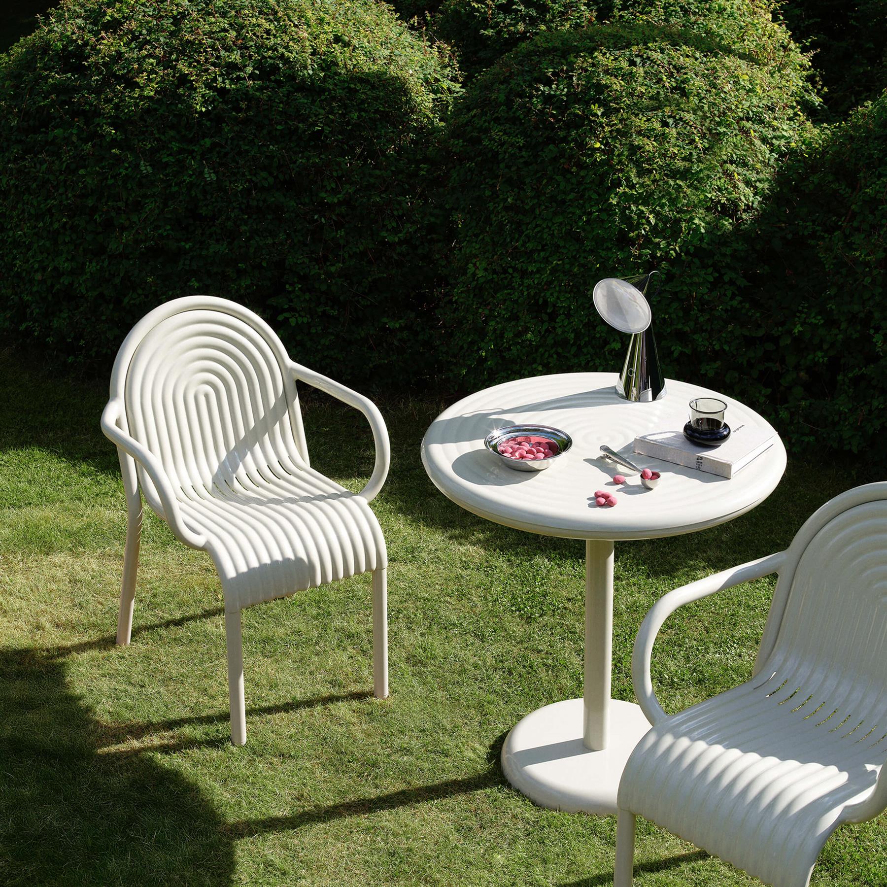 Tom Dixon Groove Small Round Garden Table - Image 10