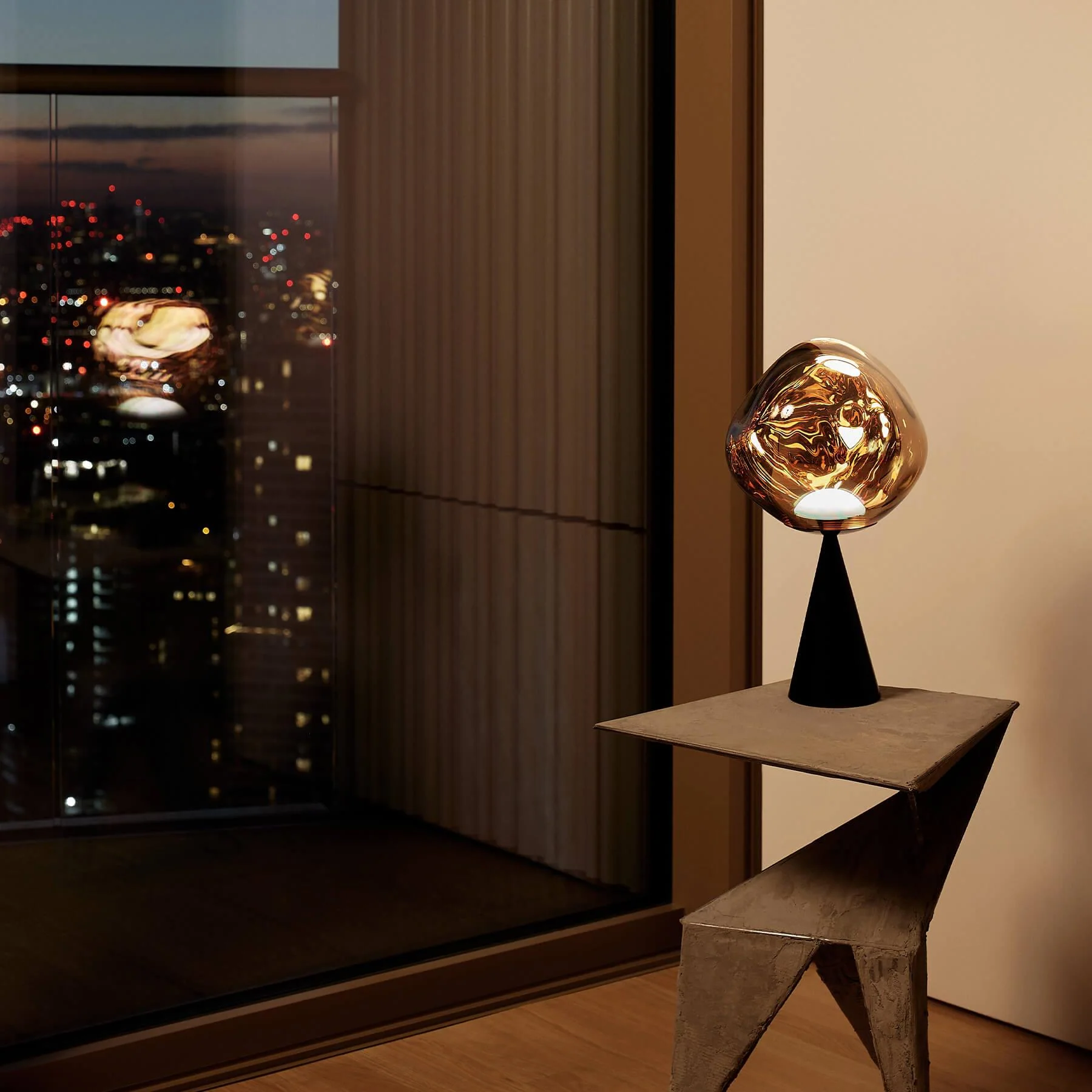 Tom Dixon Melt LED Cone Fat Table Lamp - Image 4