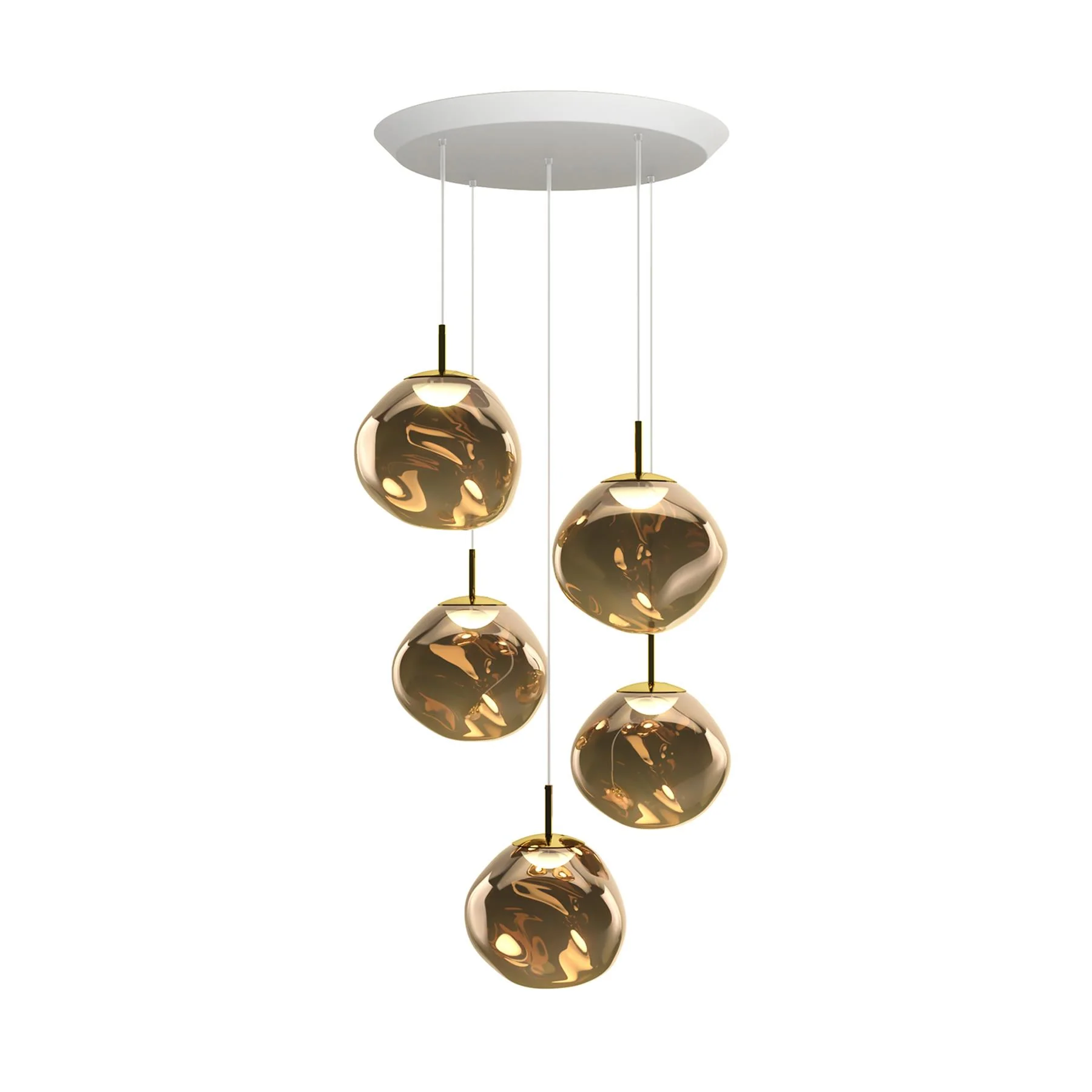 Tom Dixon Melt Mini Cluster Pendant Light - Image 9