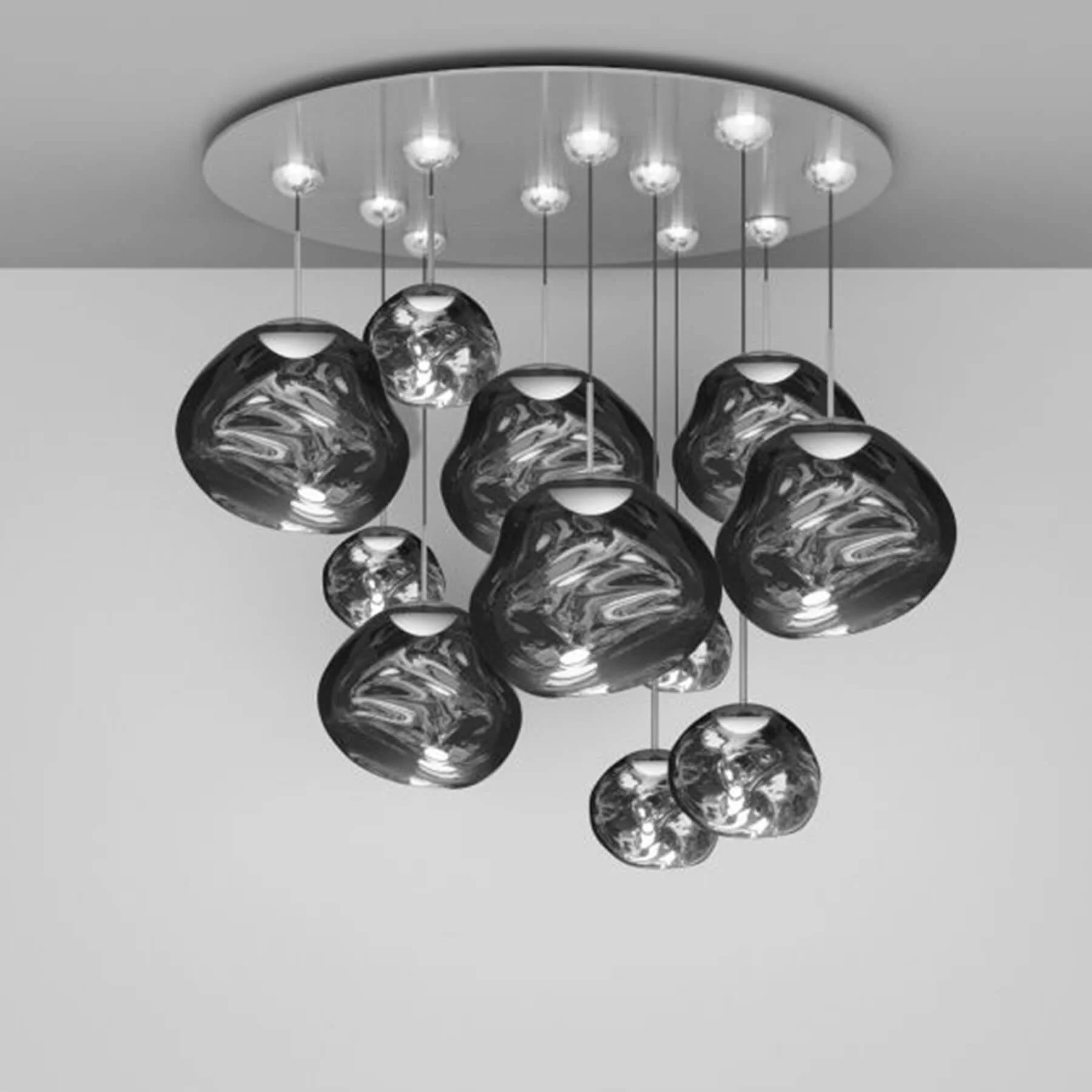Tom Dixon Melt Round LED Pendant Light System - Image 7