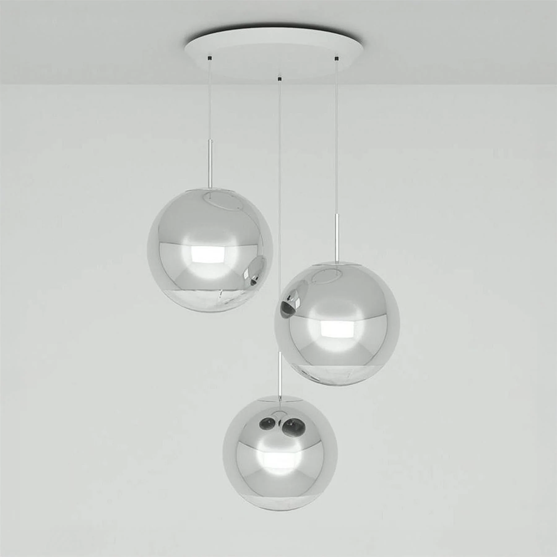 Tom Dixon Mirror Ball Round Pendant System - Image 2