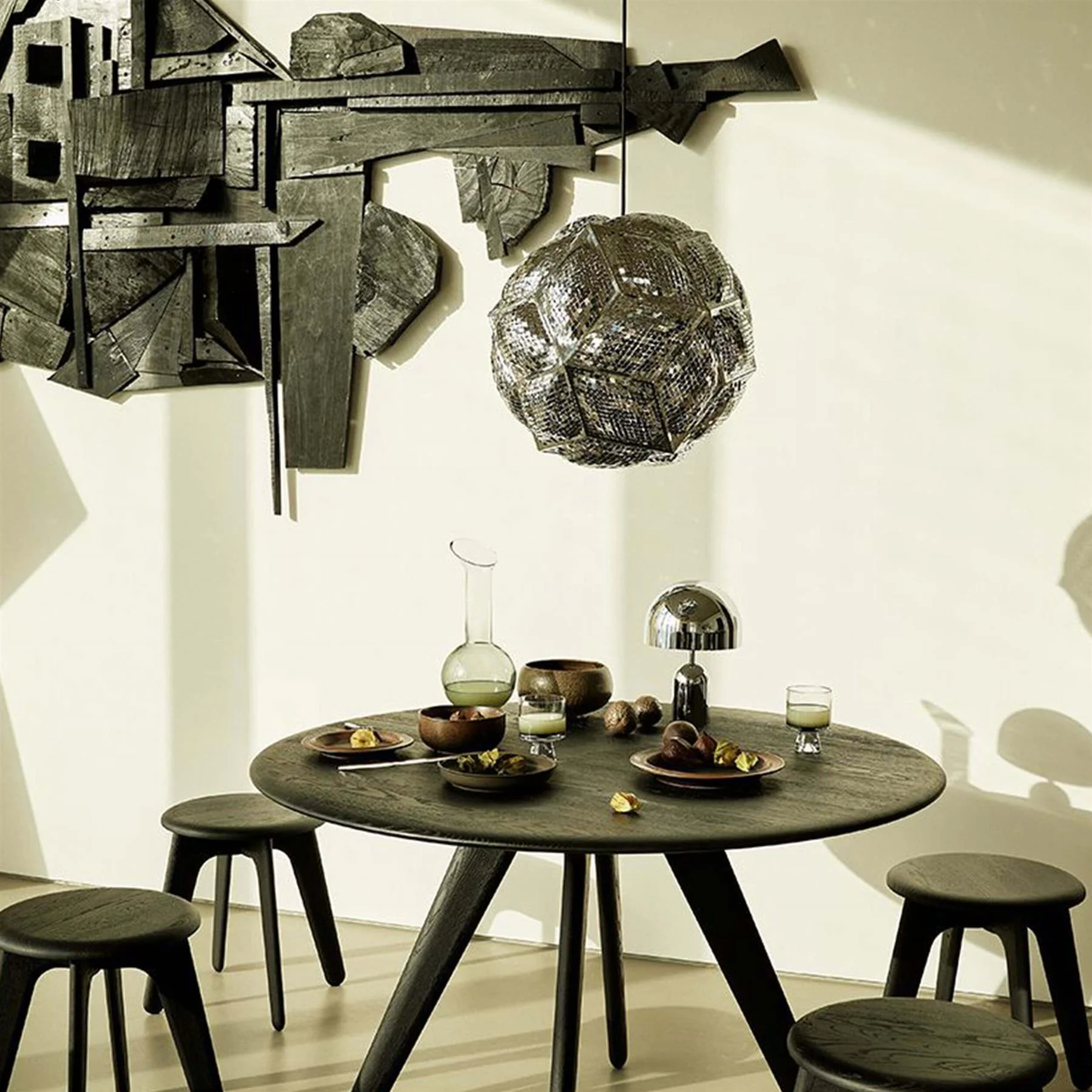 Tom Dixon Slab Round Dining Table - Image 3