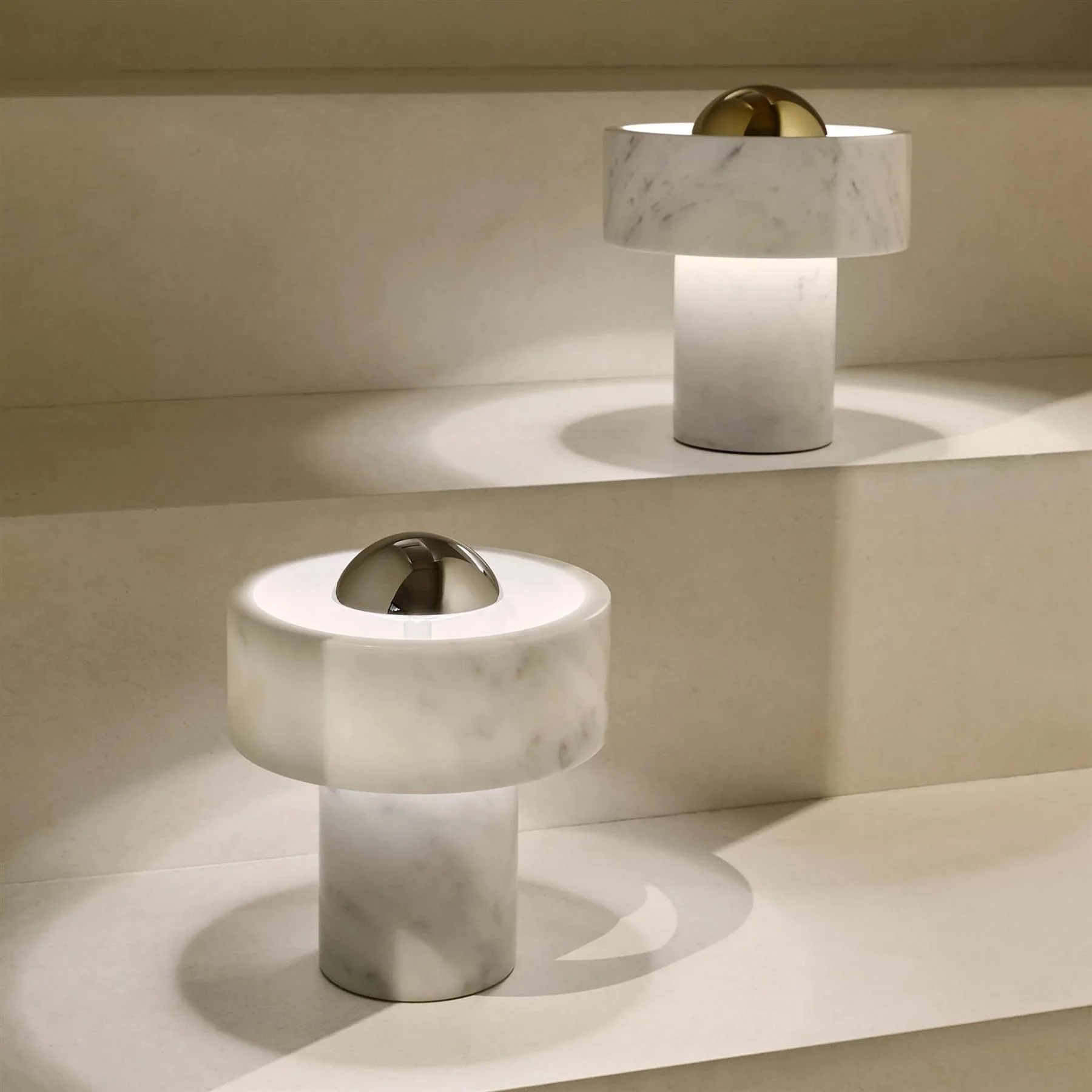 Tom Dixon Stone Portable Rechargeable LED Table Lamp - Image 4