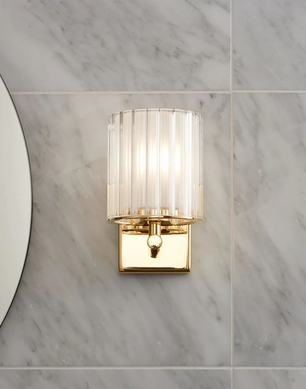 Tom Kirk Lighting Flute Bathroom Wall Light - Image 3