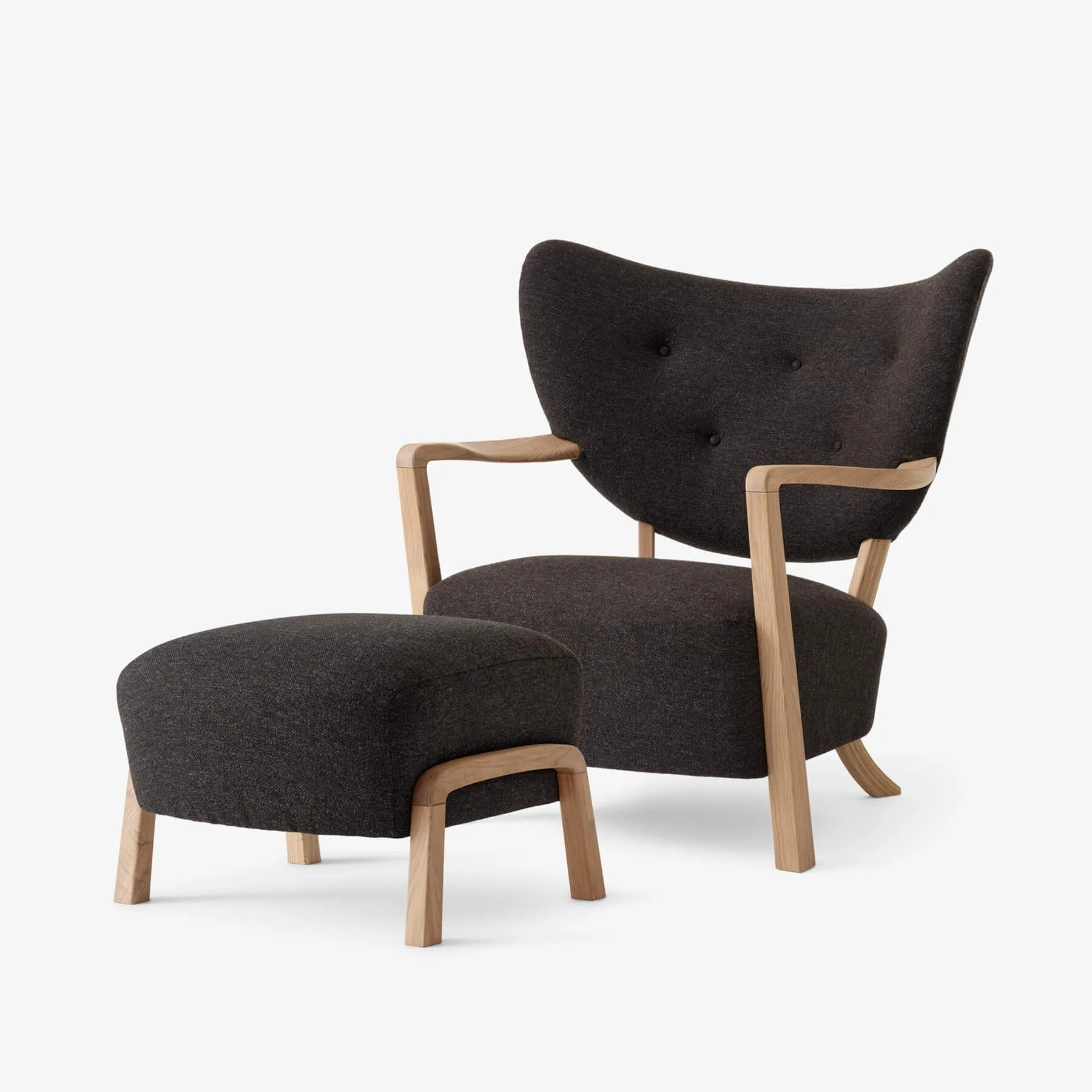 &Tradition ADT2 & ADT3 Wulff Lounge Chair Ottoman - Image 15
