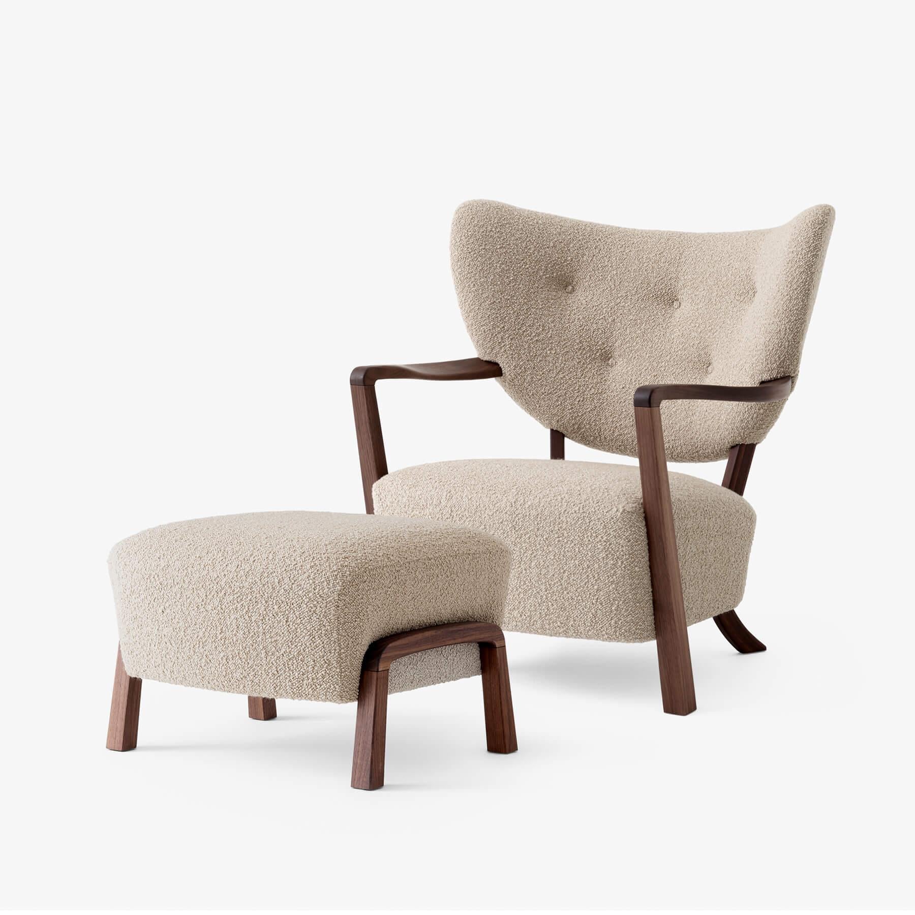 &Tradition ADT2 & ADT3 Wulff Lounge Chair Ottoman - Image 18