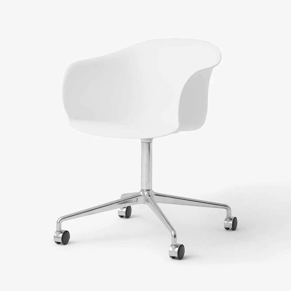 &Tradition JH36 Elefy Chair with Swivel Base & Castors - Image 2
