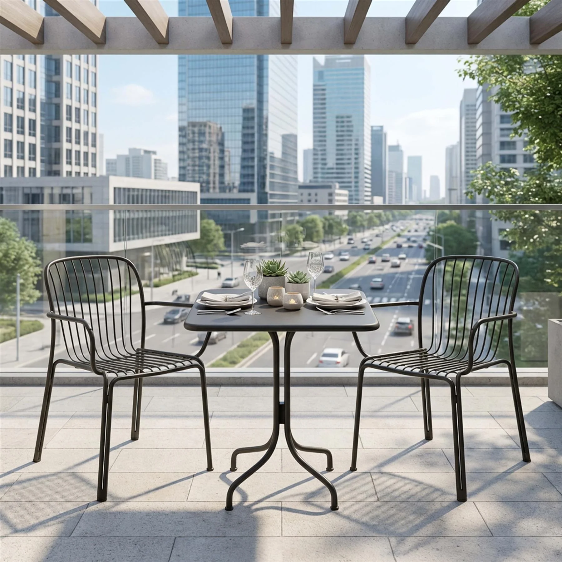 &Tradition Thorvald Balcony Furniture Set - Curated by Holloways of Ludlow - Image 3