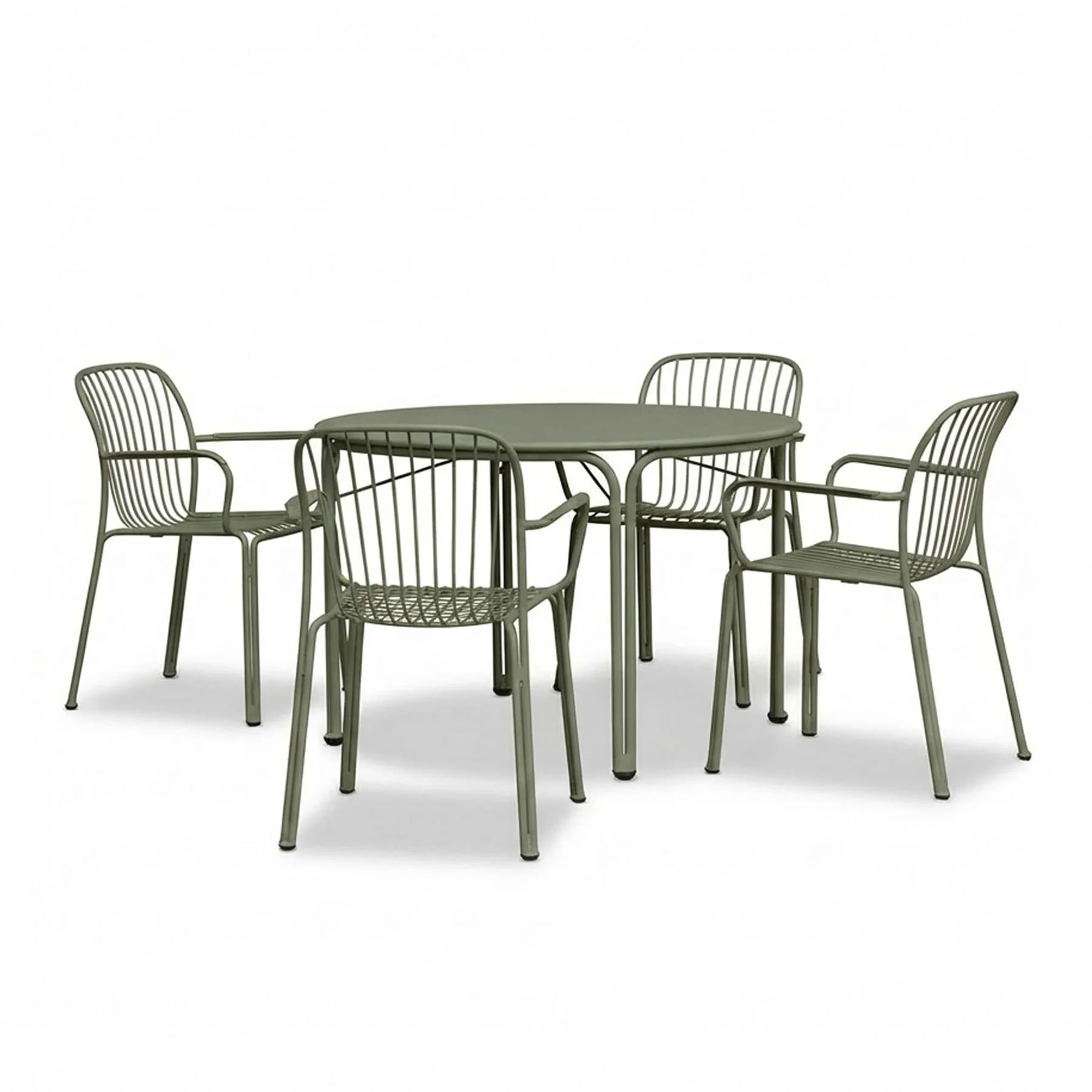 &Tradition Thorvald Round Garden Dining Set - Curated by Holloways of Ludlow